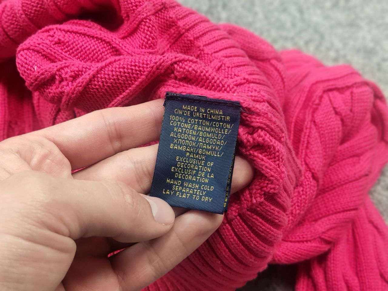 Polo Ralph Lauren Polo Ralph Lauren Cable-Knit textured Sweater Vintage Y2K Size L / US 10 / IT 46 - 12 Thumbnail