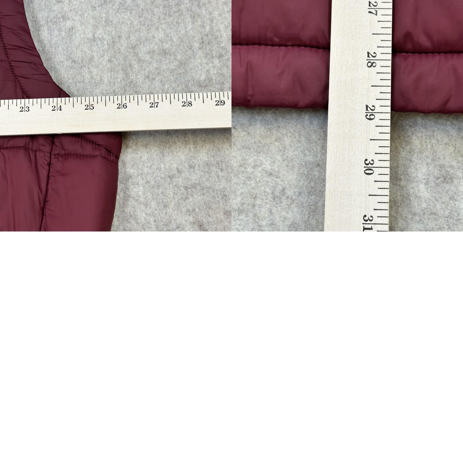 Vintage St. John's Bay Vest Mens XL Burgundy Puffer Quilted Full Zip Lightweight Nylon Size US XL / EU 56 / 4 - 8 Thumbnail