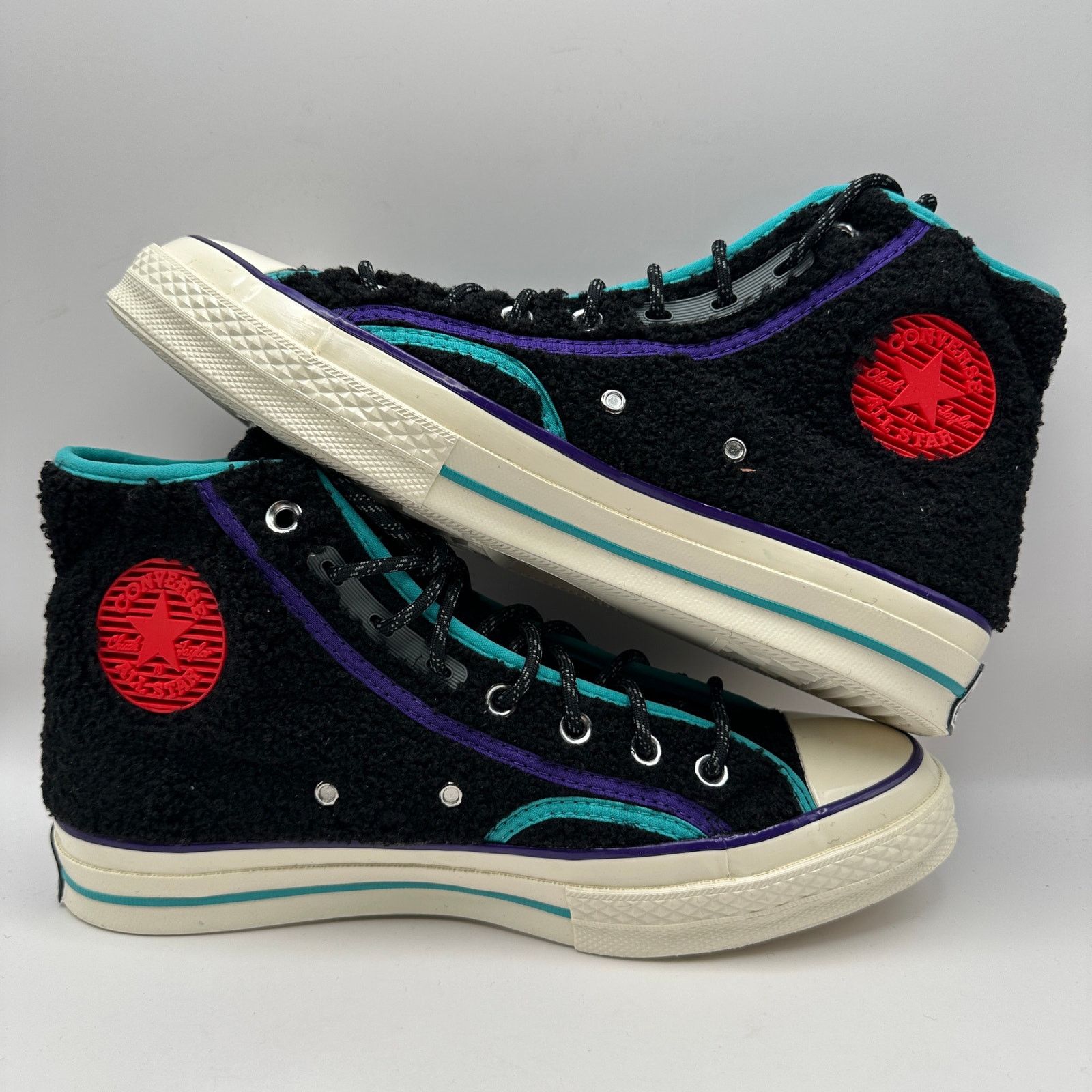 Converse CONVERSE Men's 8.5 Chuck 1970 High Top Sherpa Teal 169784C Size US 8.5 / EU 41-42 - 5 Thumbnail