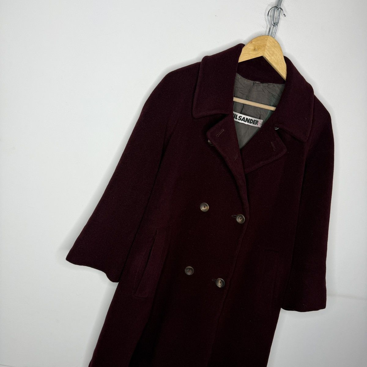 Jil Sander JIL SANDER Coat Jacket Trench Cashmere Overcoat Oversized Size M / US 6-8 / IT 42-44 - 3 Thumbnail