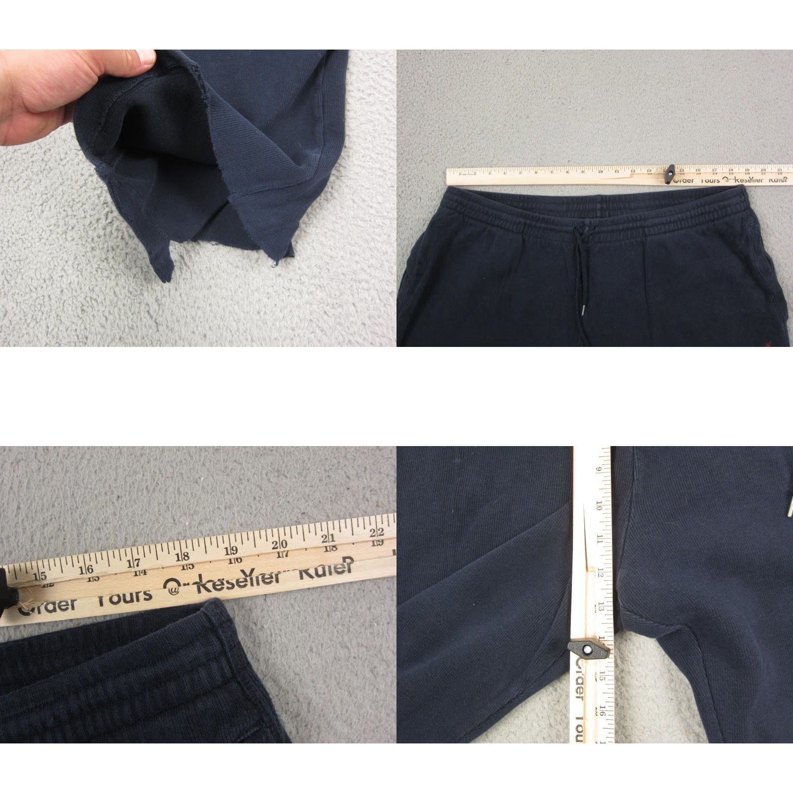 VINTAGE Polo Ralph Lauren Pants Mens XL Polo Ralph Lauren Pants Knit Cotton Solid Logo 90s City