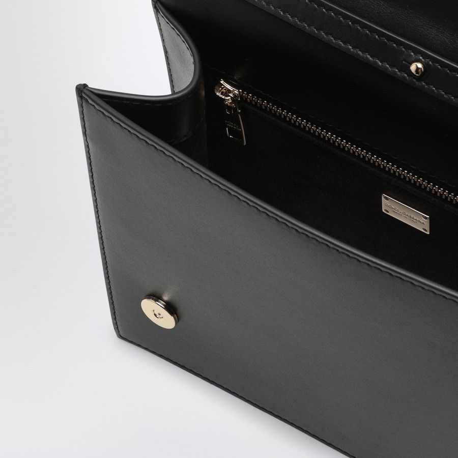 Dolce & Gabbana o1d2blof0824 Size : OS / Logo Leather Shoulder Bag in Black Size ONE SIZE - 4 Thumbnail