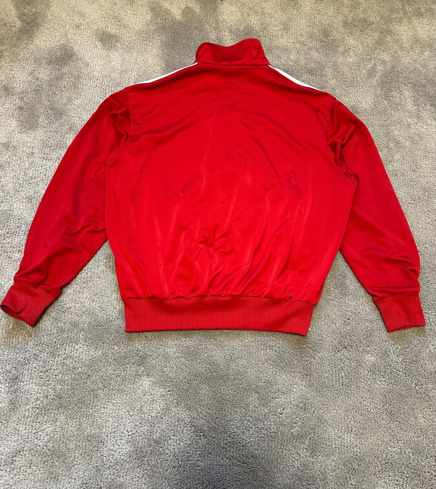 Adidas Vintage Adidas Track Jacket Red Sz M Size US M / EU 48-50 / 2 - 9 Thumbnail