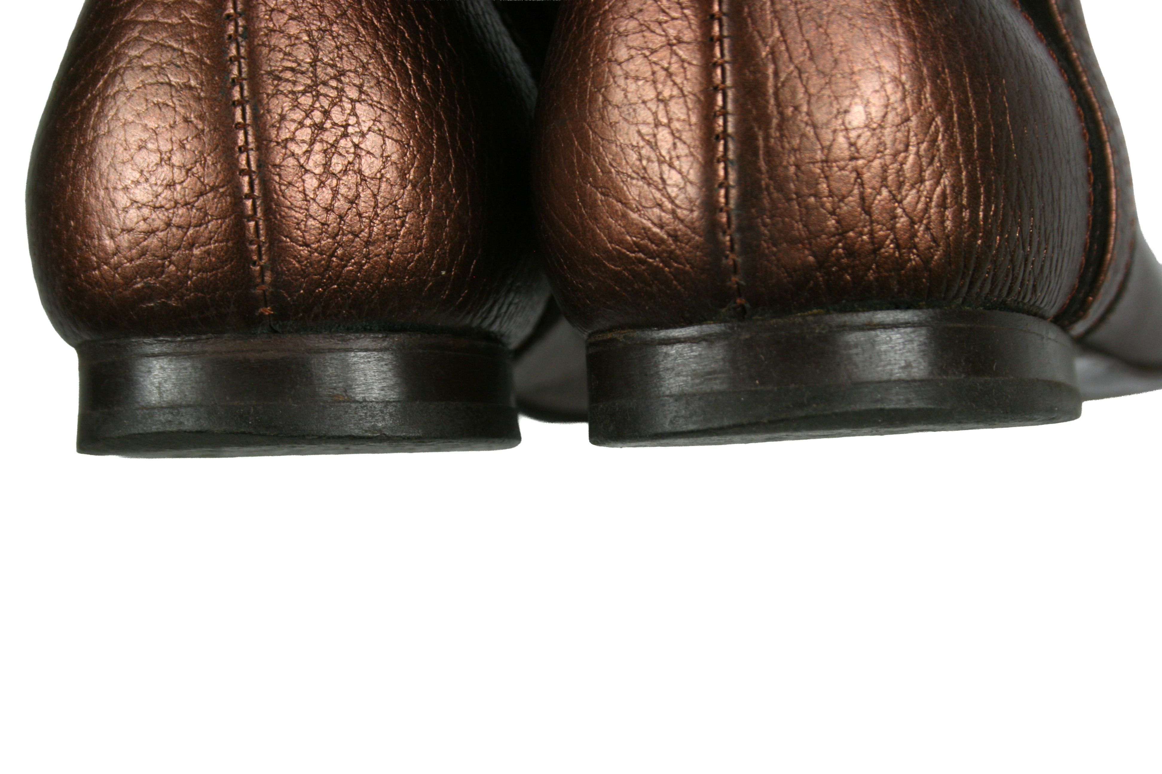 Versace 00S VJC Logo Leather Suede Riding Boots Vintage Size US 10 / IT 40 - 14 Thumbnail