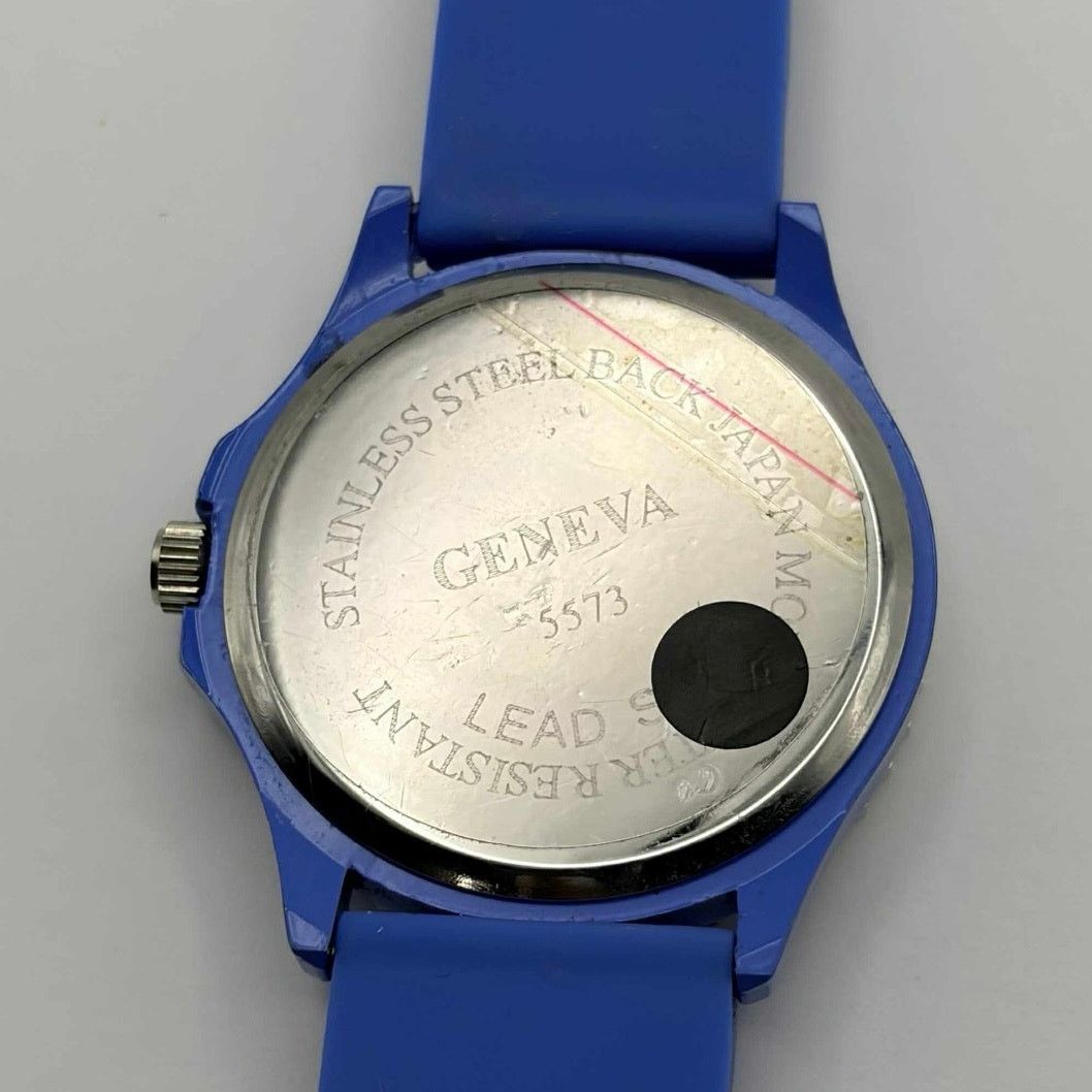 Geneva Blue Crystal Geneva Men’s Watch Size ONE SIZE - 5 Thumbnail