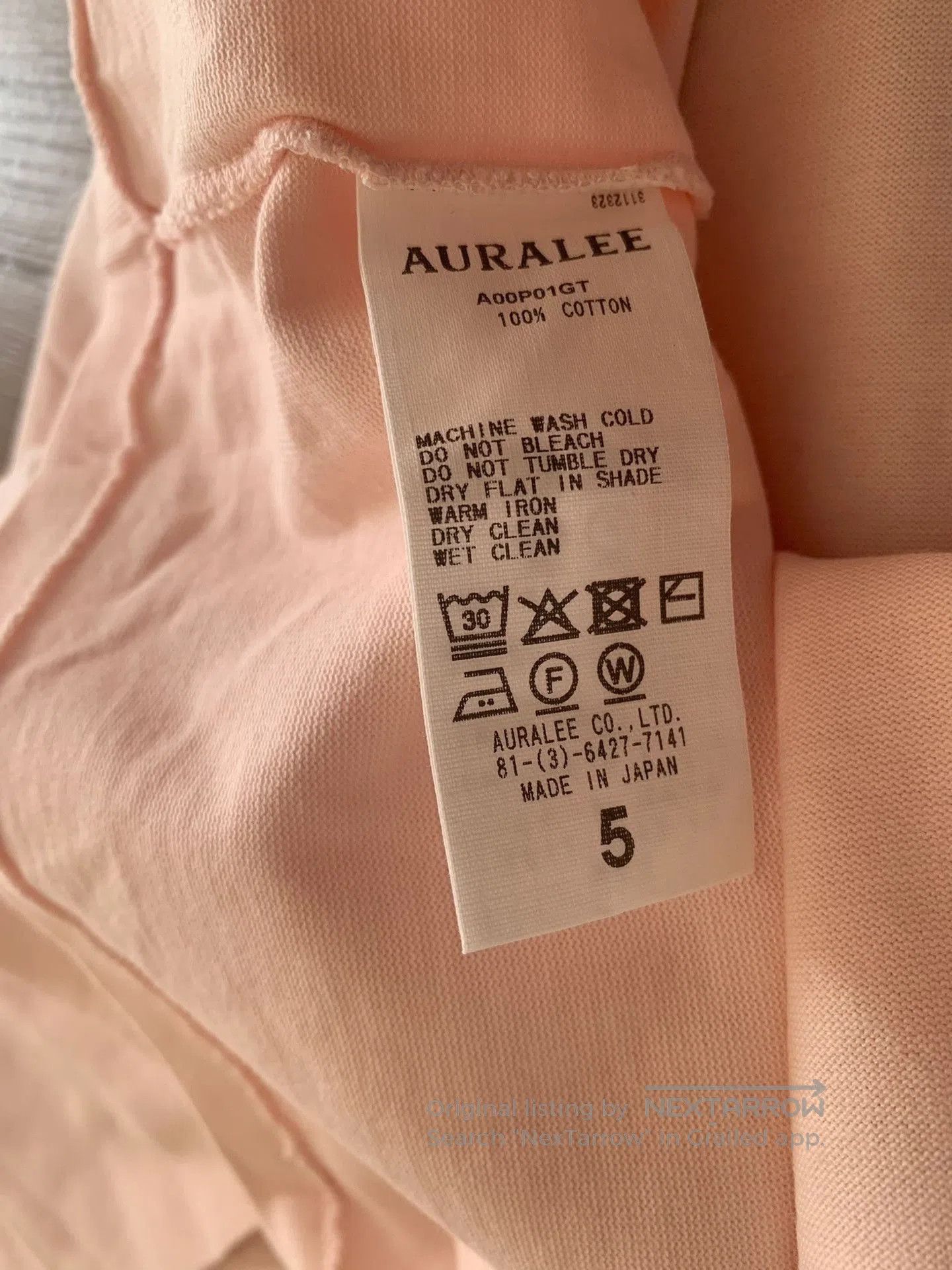 Auralee AURALEE LUSTER PLAITING Long-Sleeve T-Shirt. Size US XXL / EU 58 / 5 - 5 Thumbnail