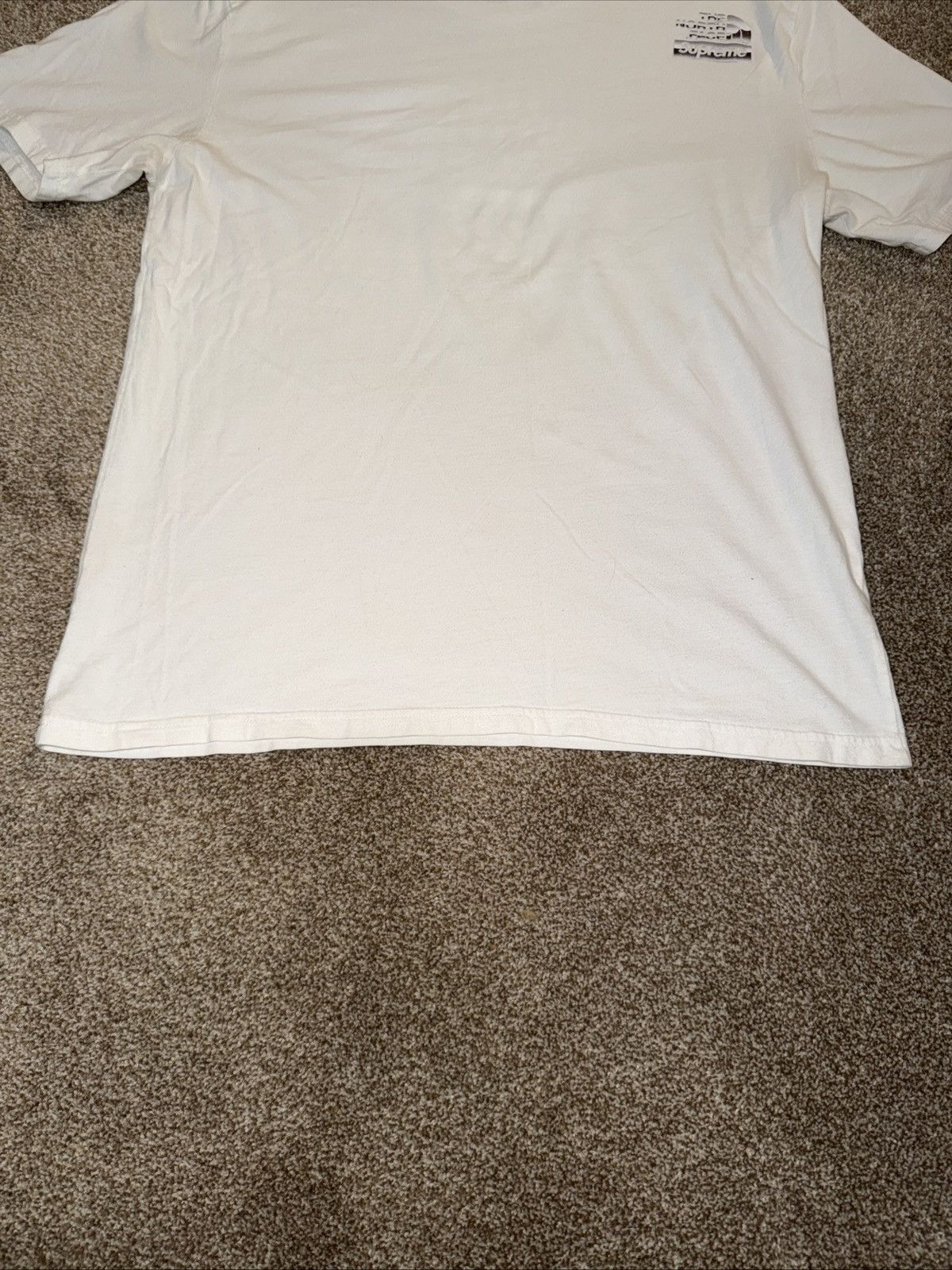 Supreme × The North Face Supreme X The North Face Metallic Logo Tee White Tee Shirt Size US M / EU 48-50 / 2 - 9 Thumbnail