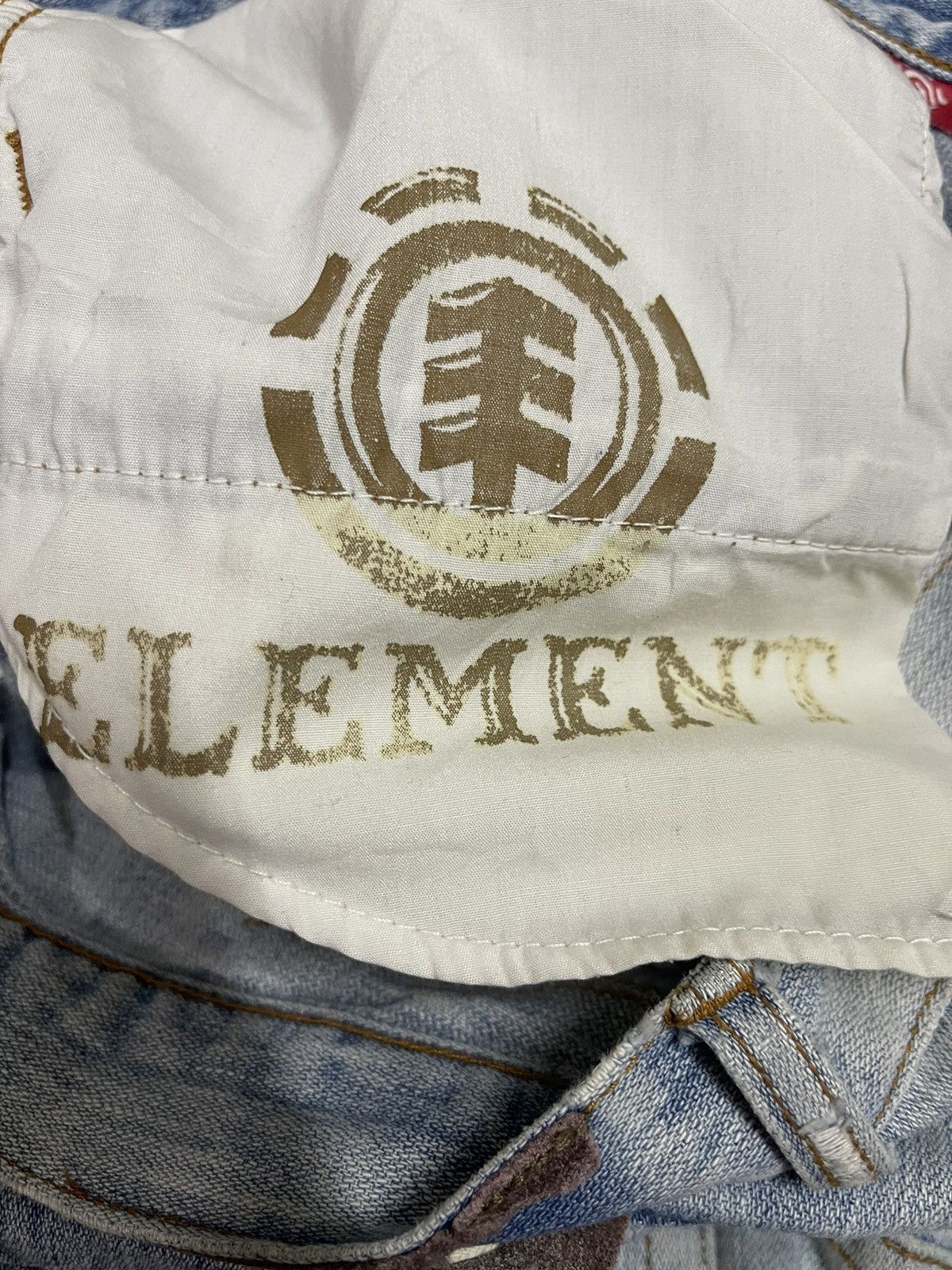 Element Vintage Element Blue Bleached Style Distressed Loose Jeans Size US 32 / EU 48 - 10 Thumbnail