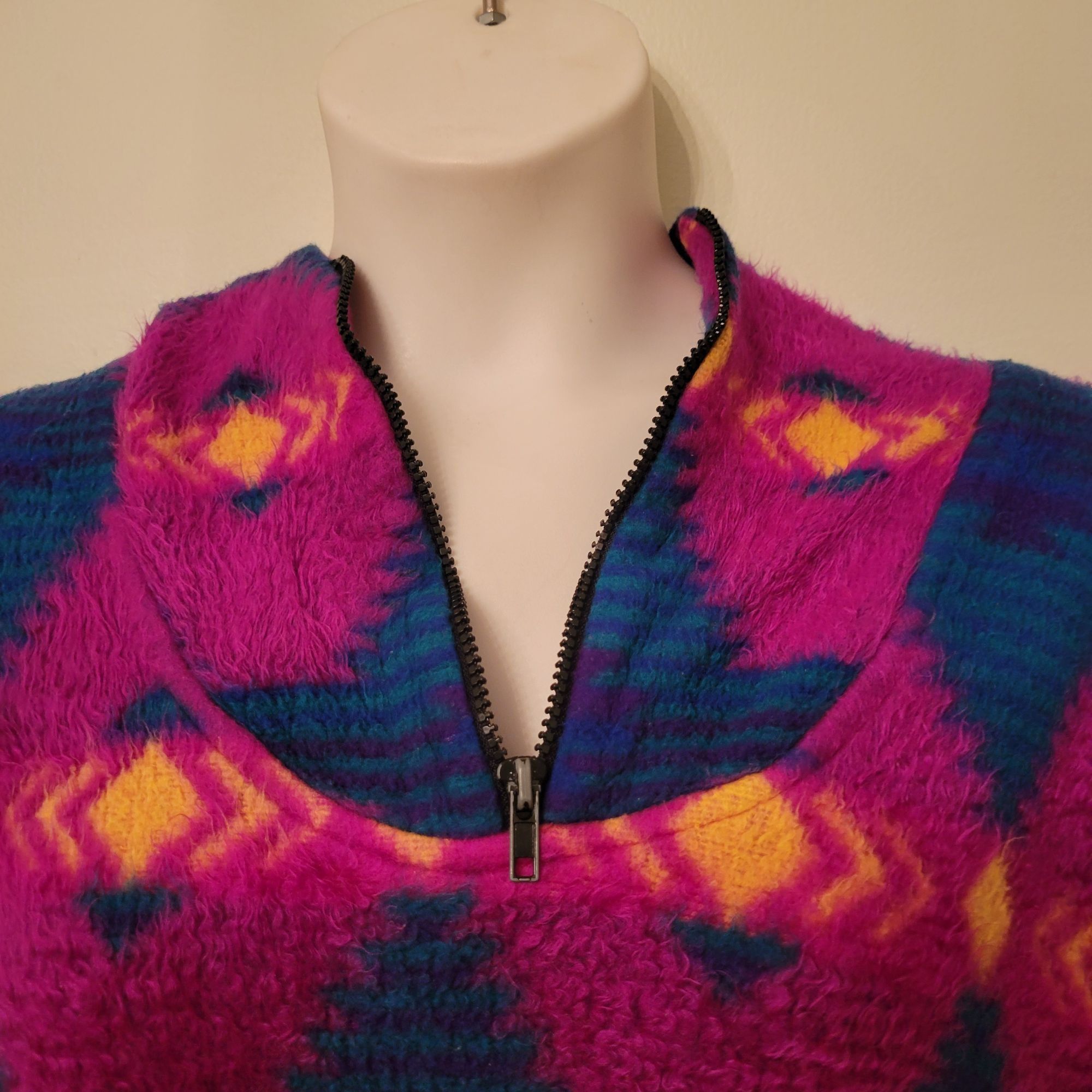 Vintage Jeans Wear Vintage M Southwestern Baja Hoodie Geometric Prin Size M / US 6-8 / IT 42-44 - 8 Thumbnail