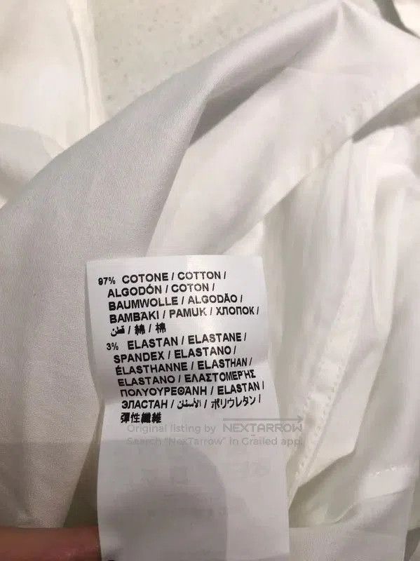 Moschino Moschino White Long Sleeve Cotton Shirt . Size US XXL / EU 58 / 5 - 7 Thumbnail