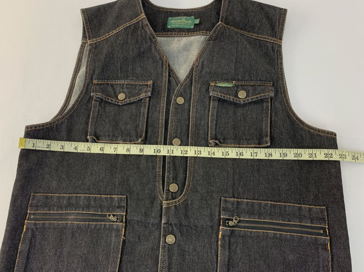 Japanese Brand 90s Evenriver Supervalue Vest Denim Jacket Multipocket Size US XL / EU 56 / 4 - 11 Thumbnail
