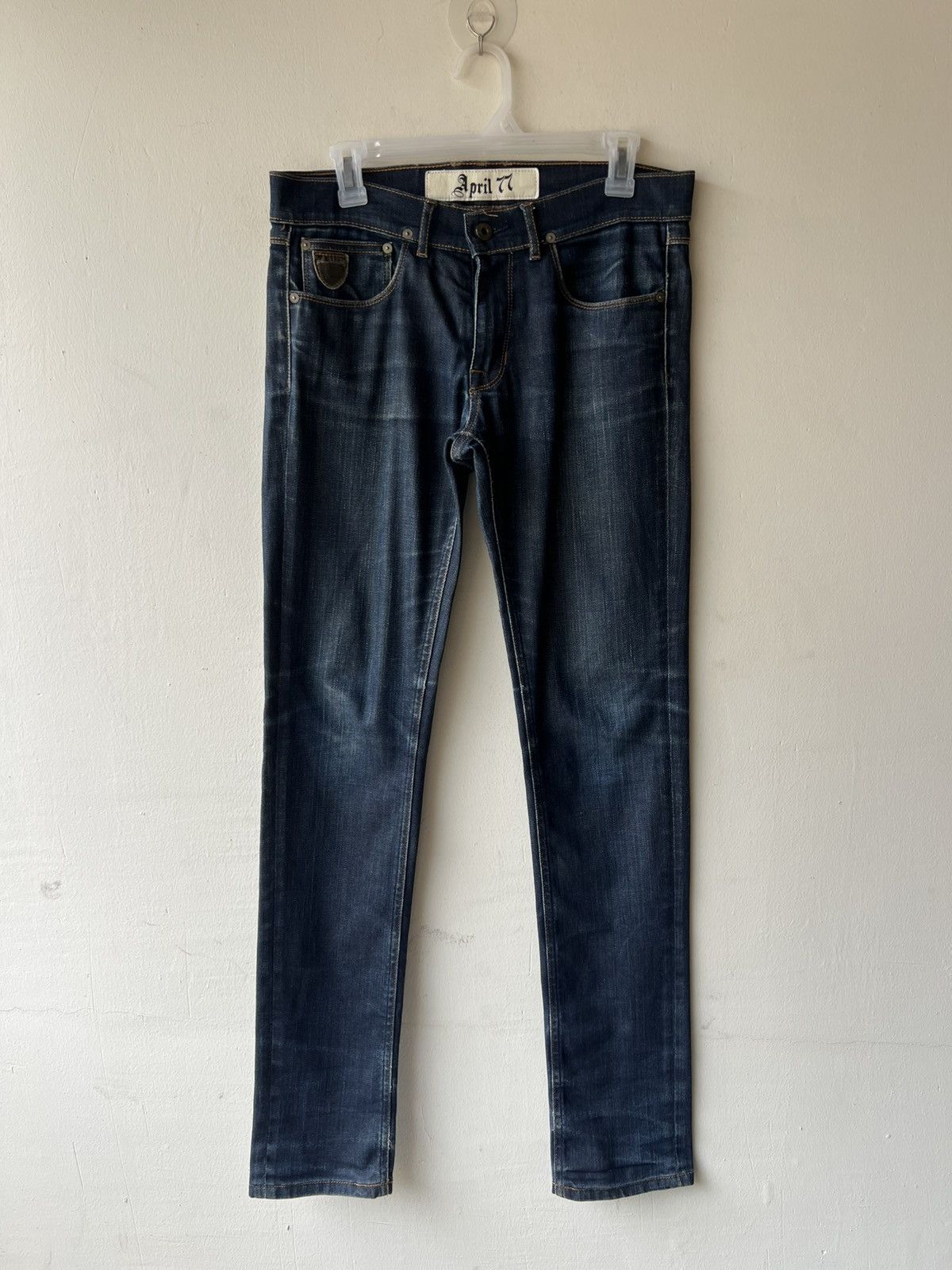 April 77 2001 April 77 Joey Distressed Fade Stretch Denim Jeans Size US 30 / EU 46 - 17 Thumbnail