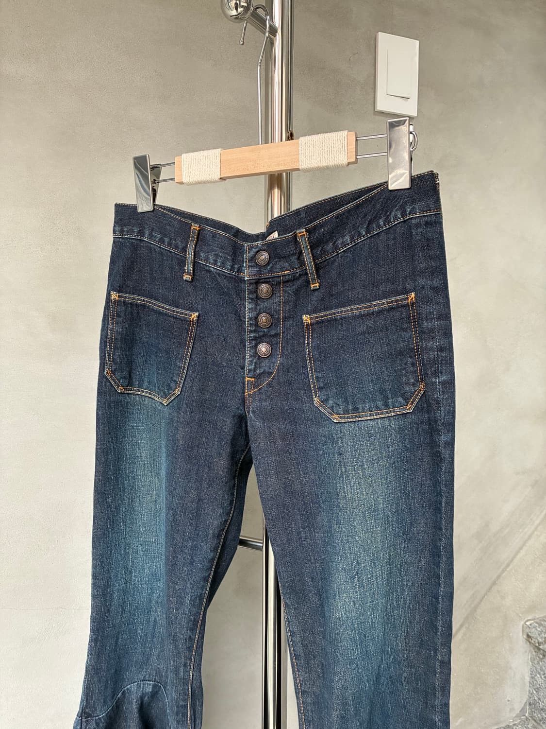 Kapital Kapital Flare Denim Pants Jeans Size 29" - 3 Thumbnail