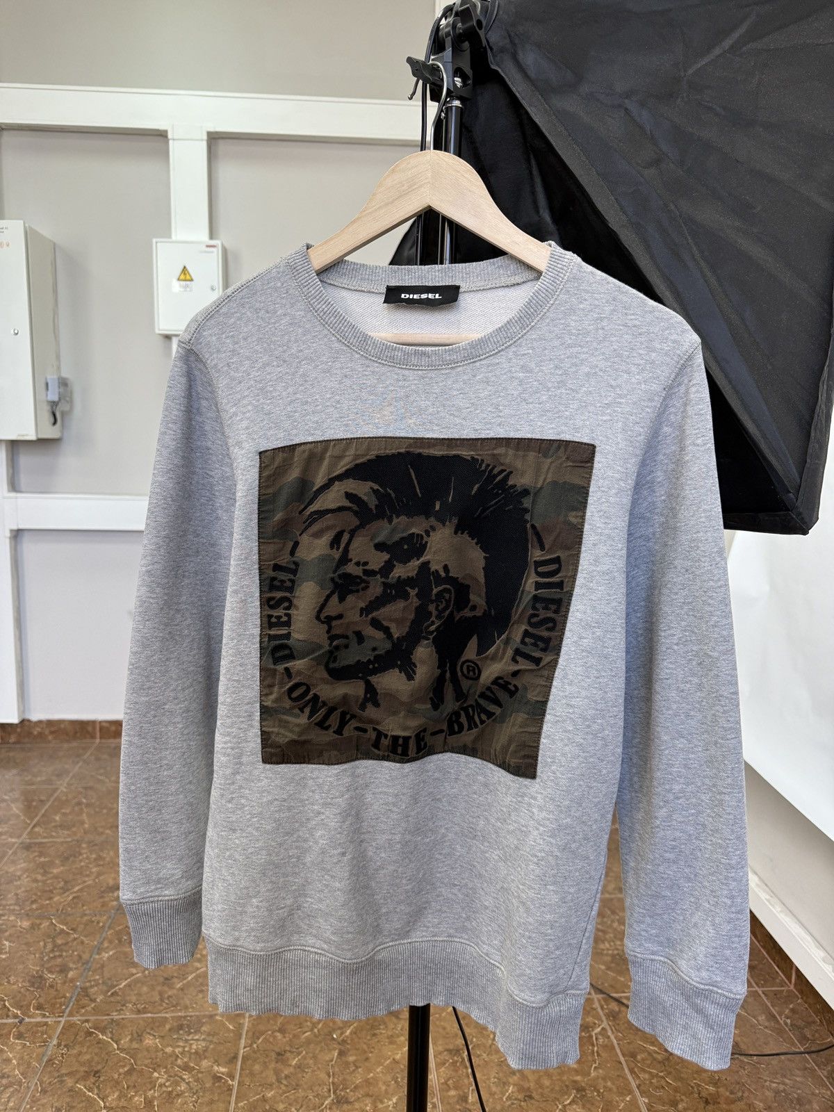 Diesel 🇺🇸 Vintage Y2K Diesel Punk Sweatshirt Retro Rare Hype Size US M / EU 48-50 / 2 - 1 Thumbnail