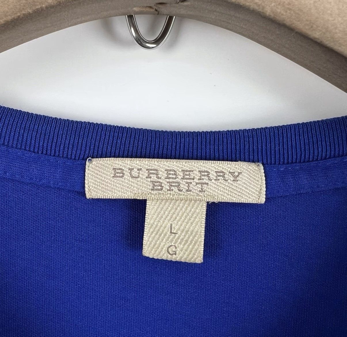 Burberry Burberry Equestrian Knight Embroidered Short Sleeve T-shirt Size US L / EU 52-54 / 3 - 3 Thumbnail