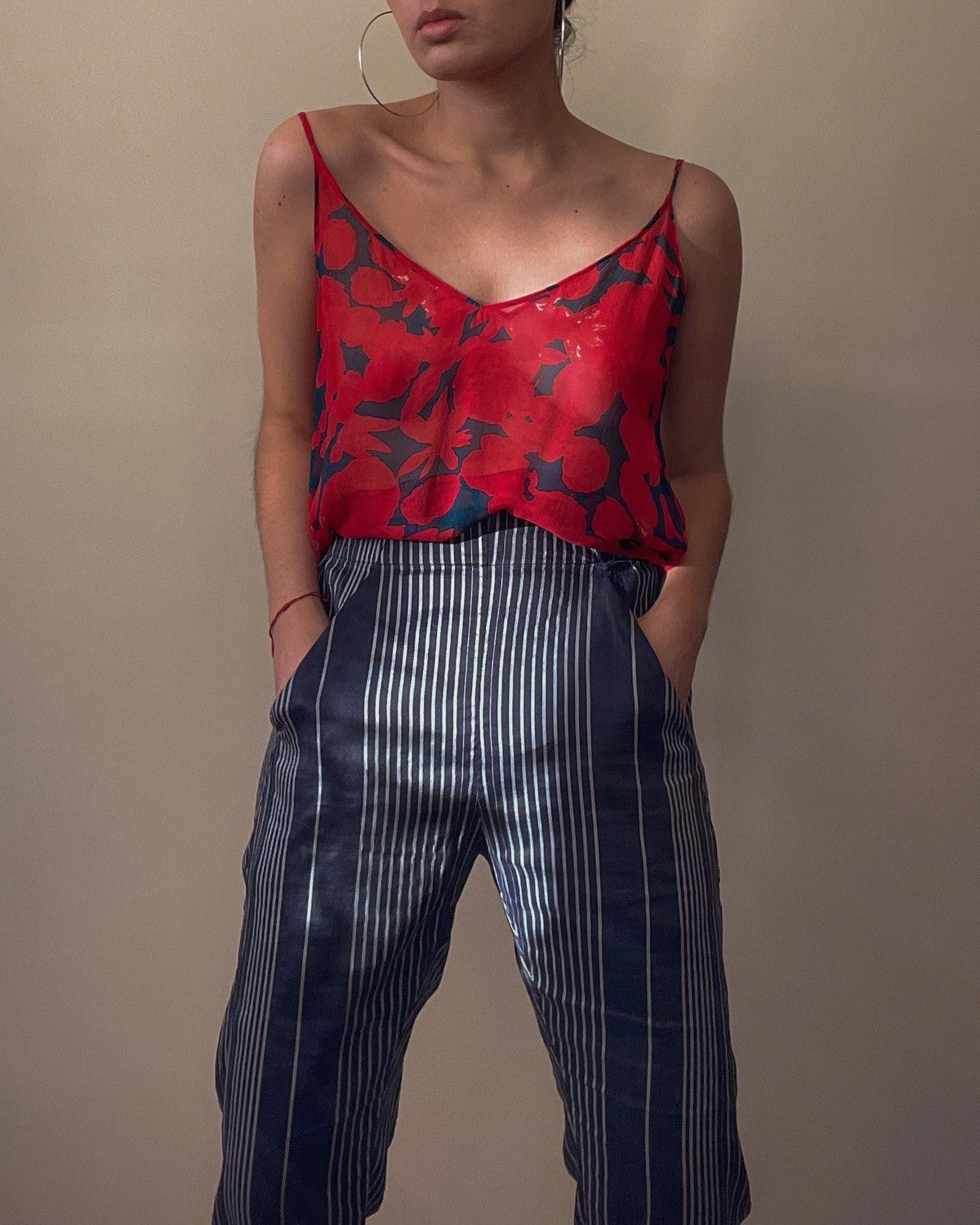 Other Preloved Kerber Silk Sheer Cami Size S / US 4 / IT 40 - 2 Thumbnail