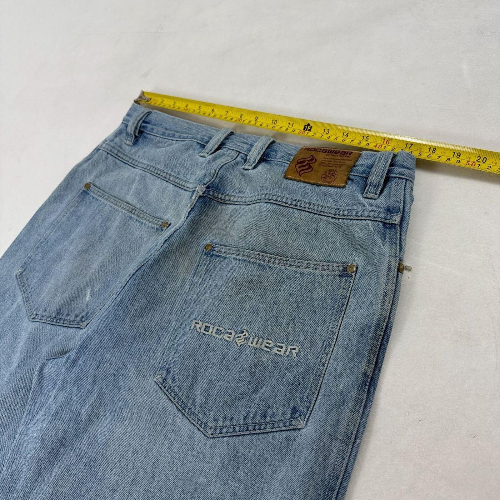 JNCO × Rocawear × Vintage Vintage y2k rocawear grunge archive faded baggy skater jeans Size US 35 - 5 Thumbnail