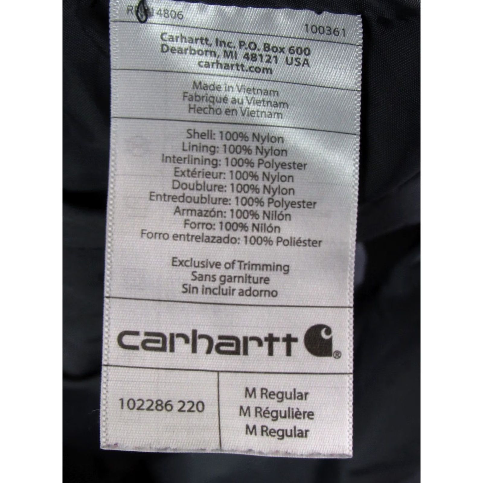 Carhartt Carhartt Vest Mens Orange Quilted Nylon Outdoor Relaxed Fit Insulated Men Med Size US M / EU 48-50 / 2 - 5 Thumbnail