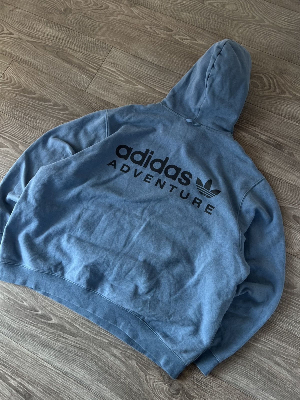 Adidas ‼️Adidas Adventure EQT Big Logo Regular Hood Hoodie ‼️ Size US XXL / EU 58 / 5 - 10 Thumbnail