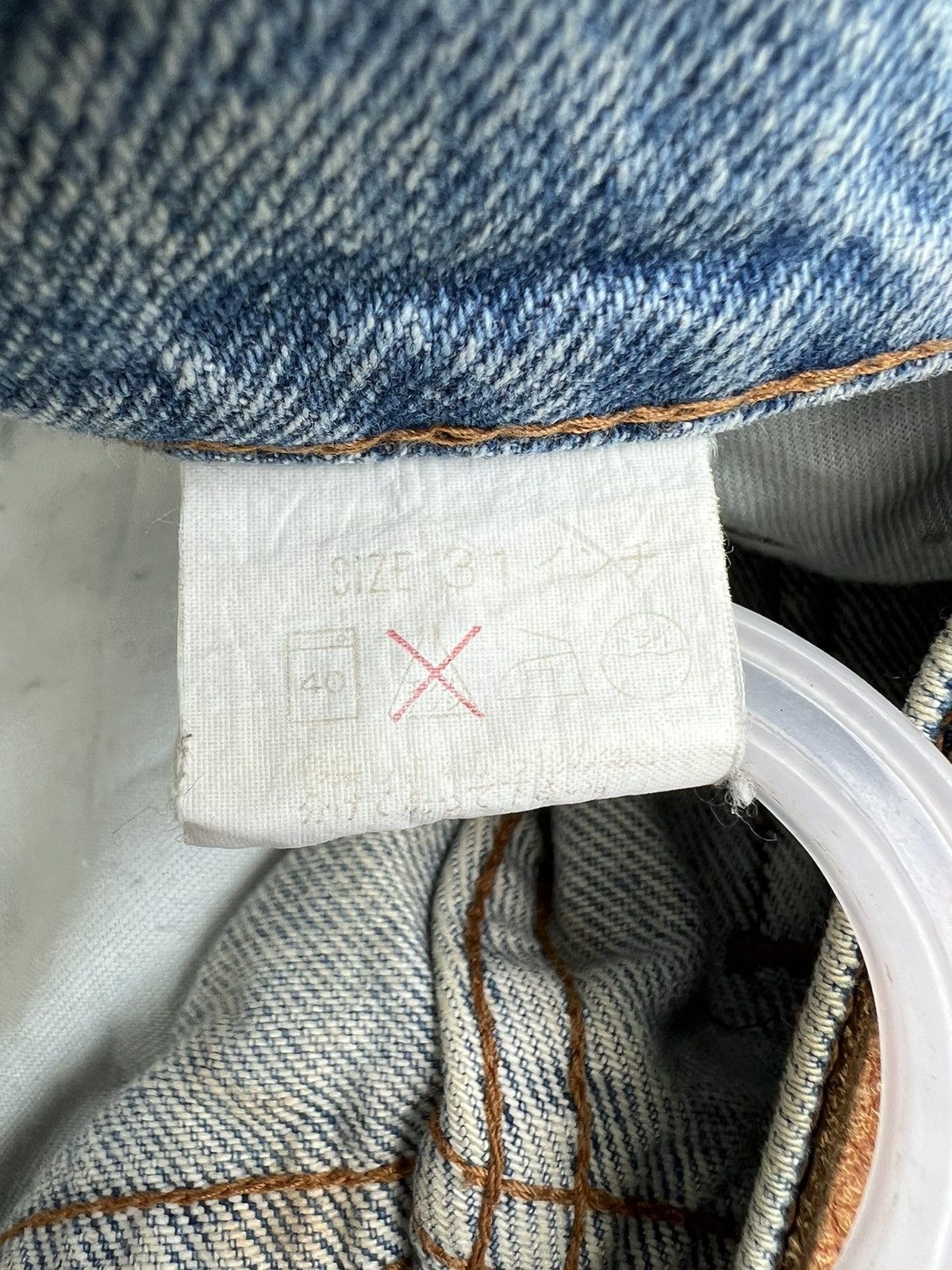 Levi's Vintage 1989 Levi’s Apache Dirty Mud Denim Jeans Size US 31 - 24 Thumbnail