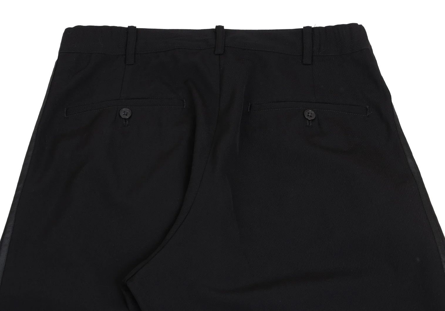 Yohji Yamamoto Yohji Yamamoto Three-Line Tap Pants Black Size US 30 / EU 46 - 12 Thumbnail