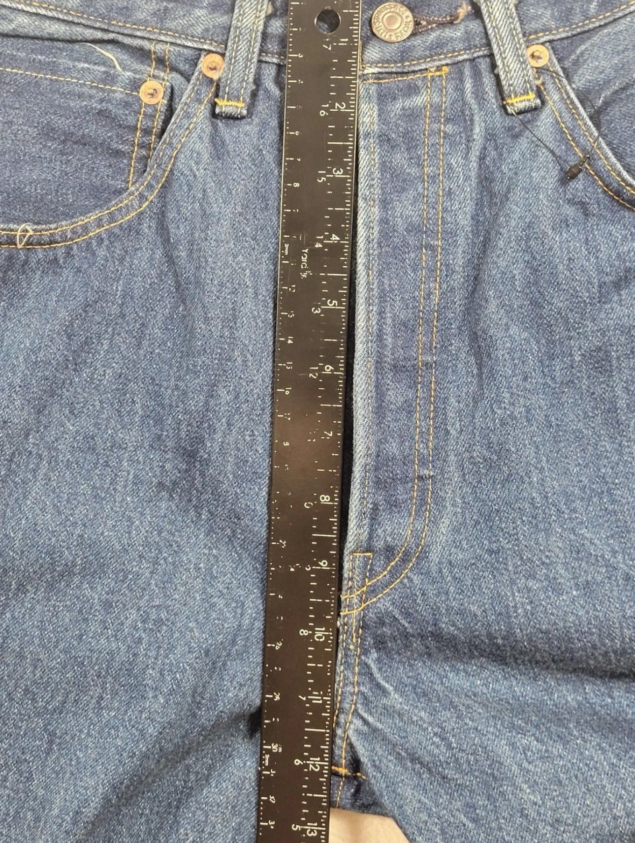Levi's Vintage Clothing Rare Levis 501xx 1955 Selvedge 32x32 LVC Vintage Big E Size US 32 / EU 48 - 13 Thumbnail