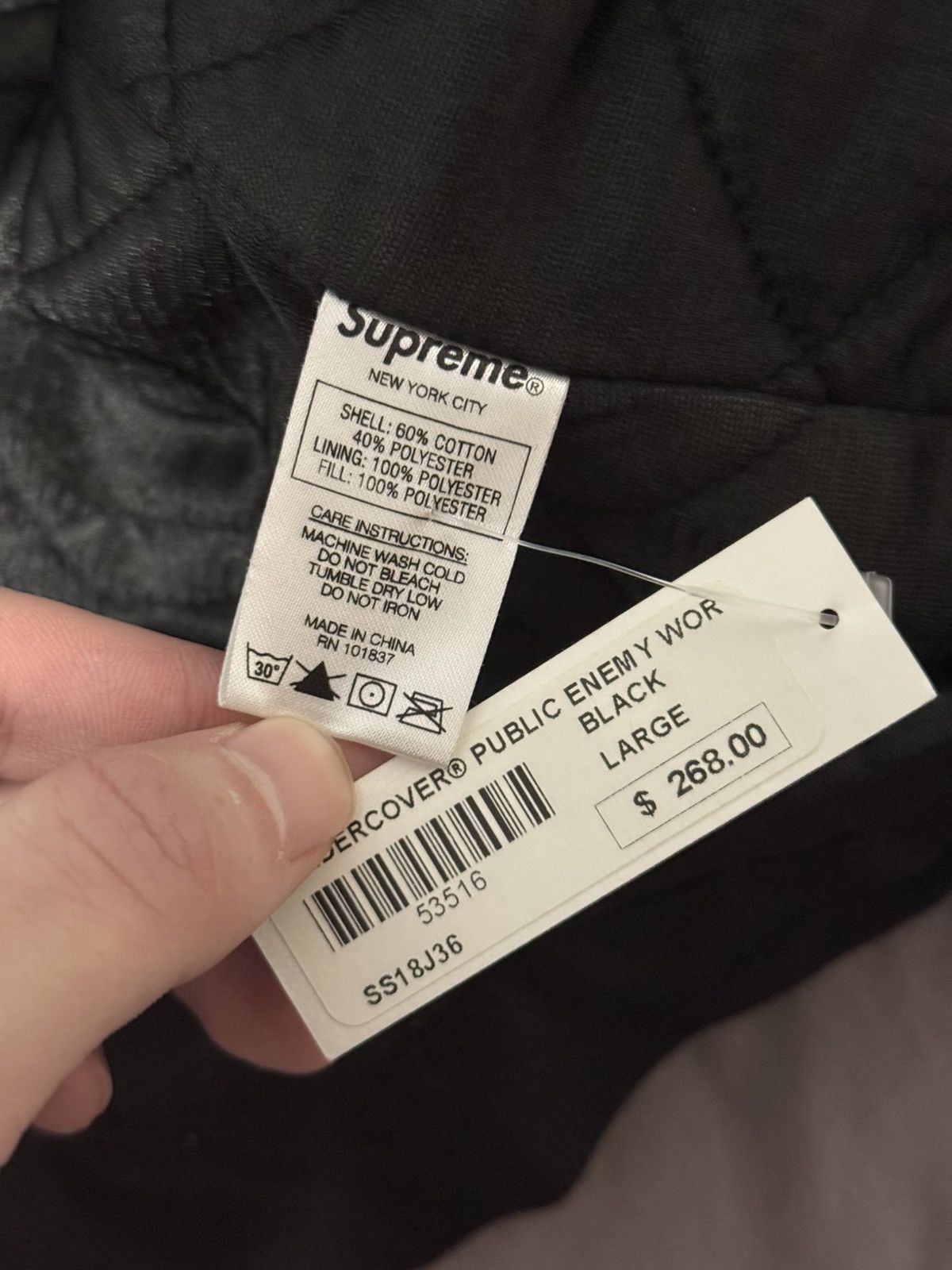 Undercover Supreme undercover public enemy work jacket Size US L / EU 52-54 / 3 - 5 Thumbnail