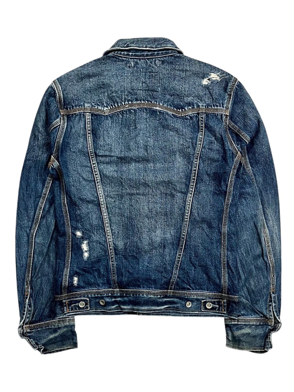 If Six Was Nine 2000s GOA - Crash Denim Jacket Size US M / EU 48-50 / 2 - 13 Thumbnail