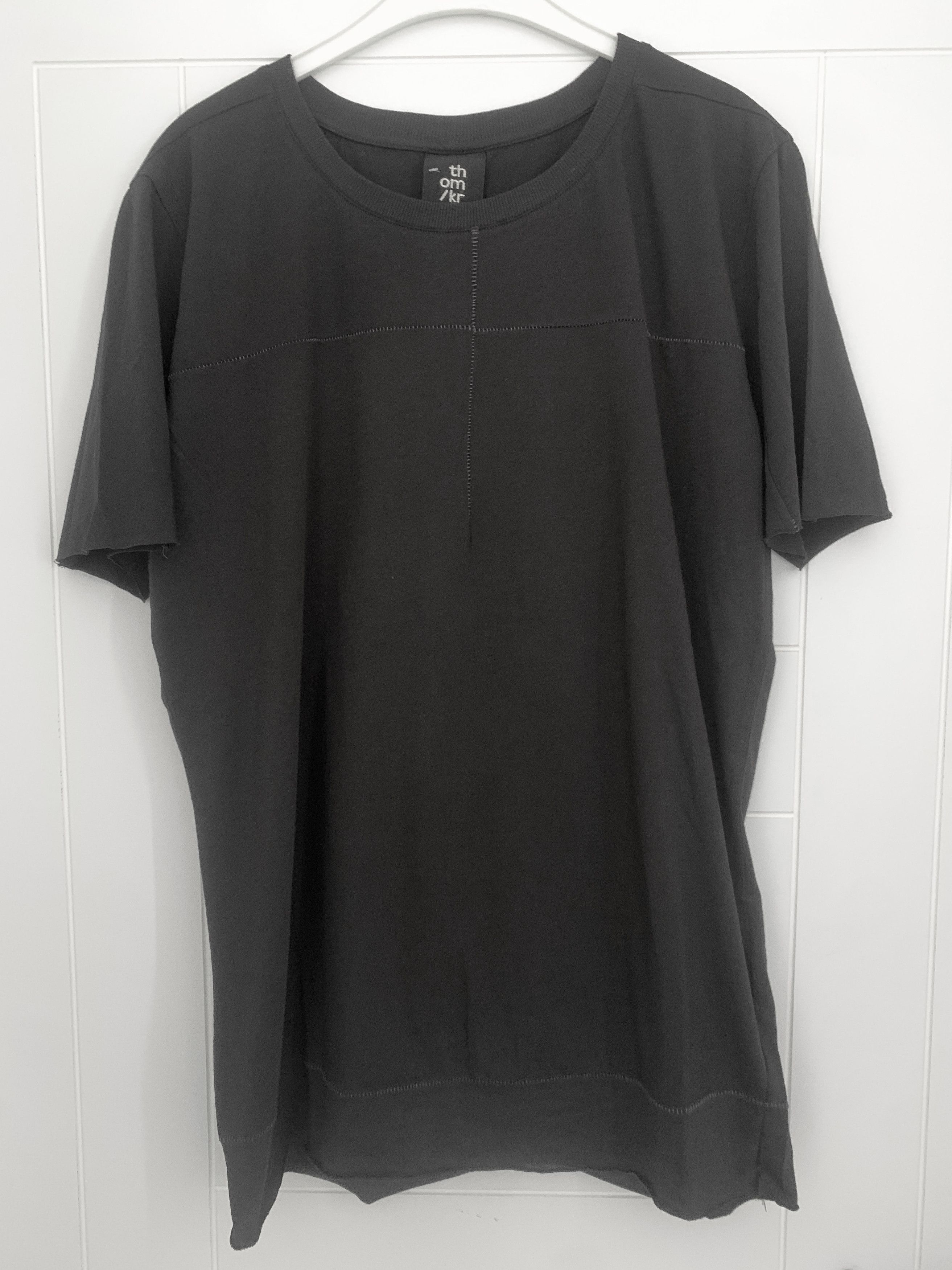 image of Thom Krom Black Tshirt Xl, Men's