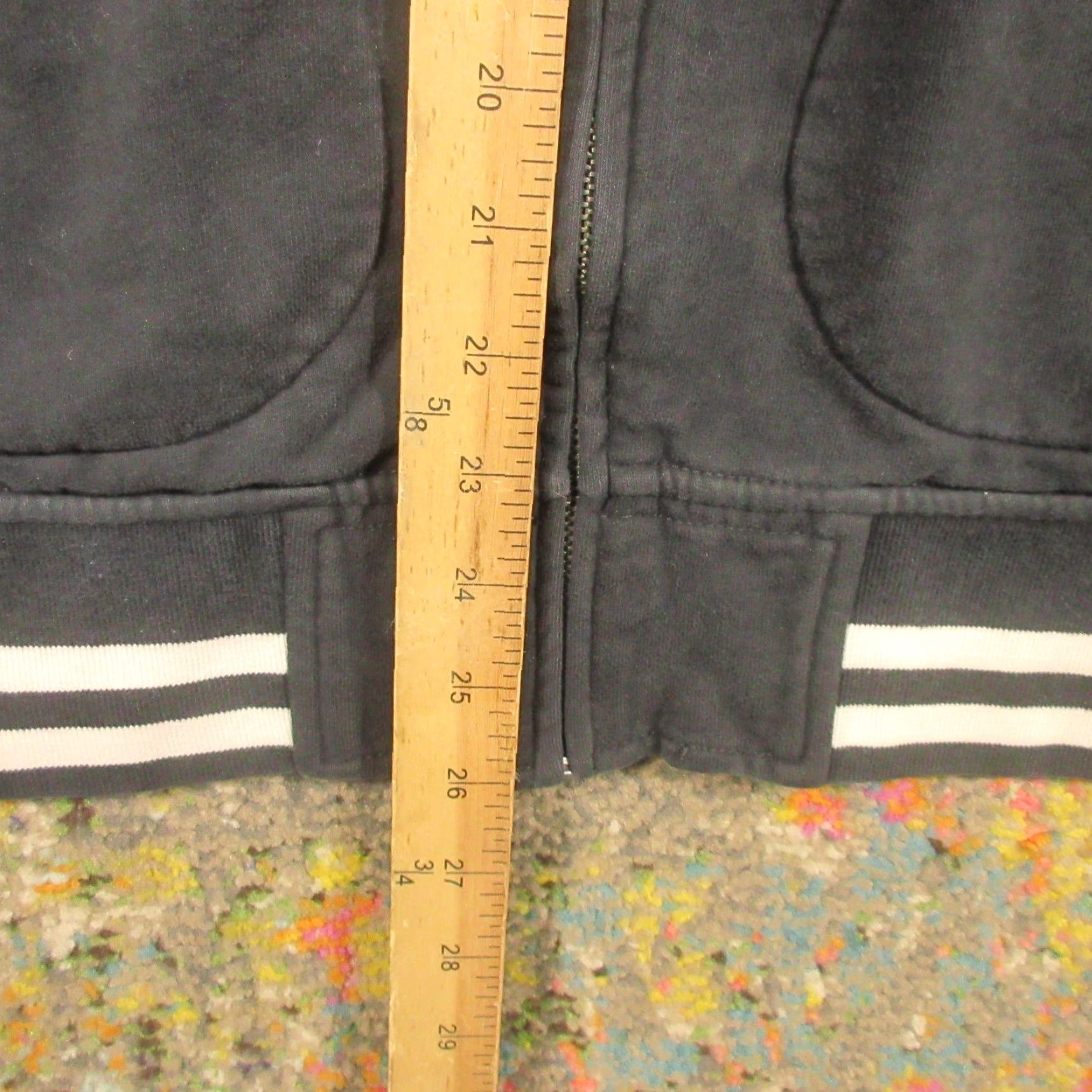 Polo Ralph Lauren VTG Polo Ralph Lauren Varsity Jacket Men L Black Gray Cotton Blend Full Zip Logo Zipper 44 in Chest Multicolor Sports Baseball Varsity Jacket 90s Size US L / EU 52-54 / 3 - 7 Thumbnail