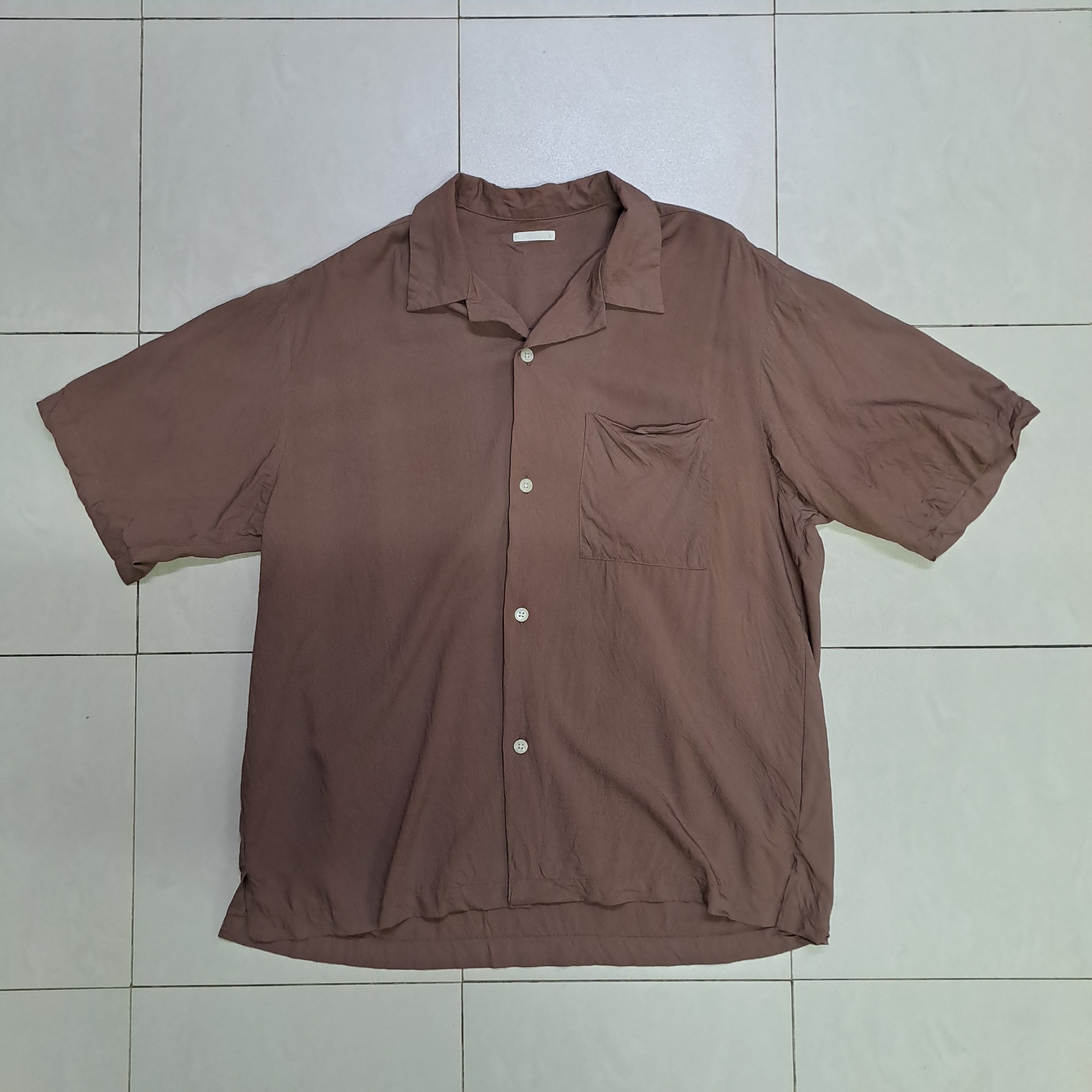 GU GU Rayon Pocket Shirt Size US L / EU 52-54 / 3 - 1 Thumbnail