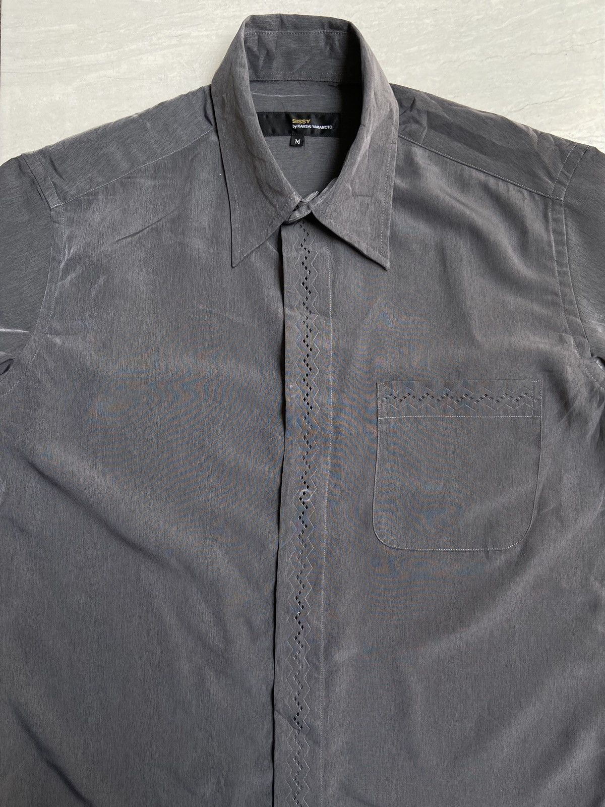 Japanese Brand × Kansai Yamamoto SISSY By KANSAI YAMAMOTO Grey Shirt Size US M / EU 48-50 / 2 - 4 Thumbnail