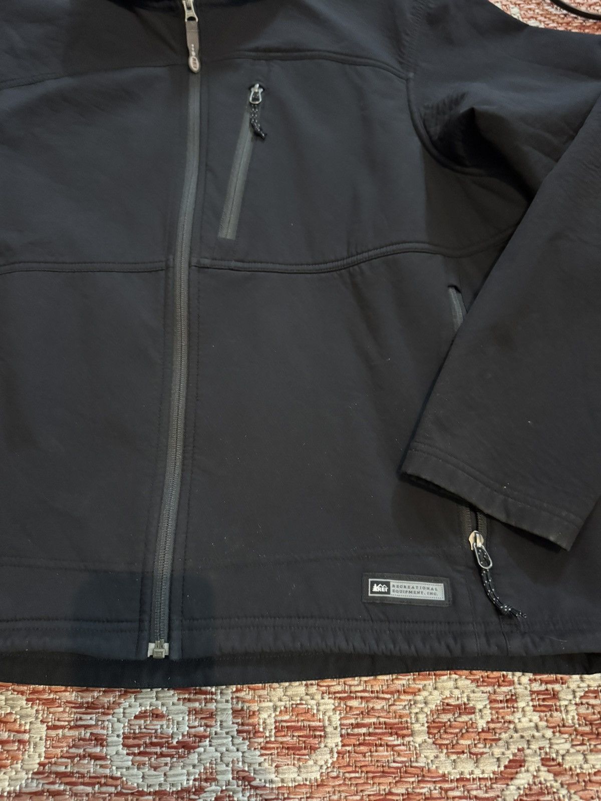 Rei REI men’s Hiking Rain Jacket Black Used Waterproof Sz XXL Size US XXL / EU 58 / 5 - 2 Thumbnail