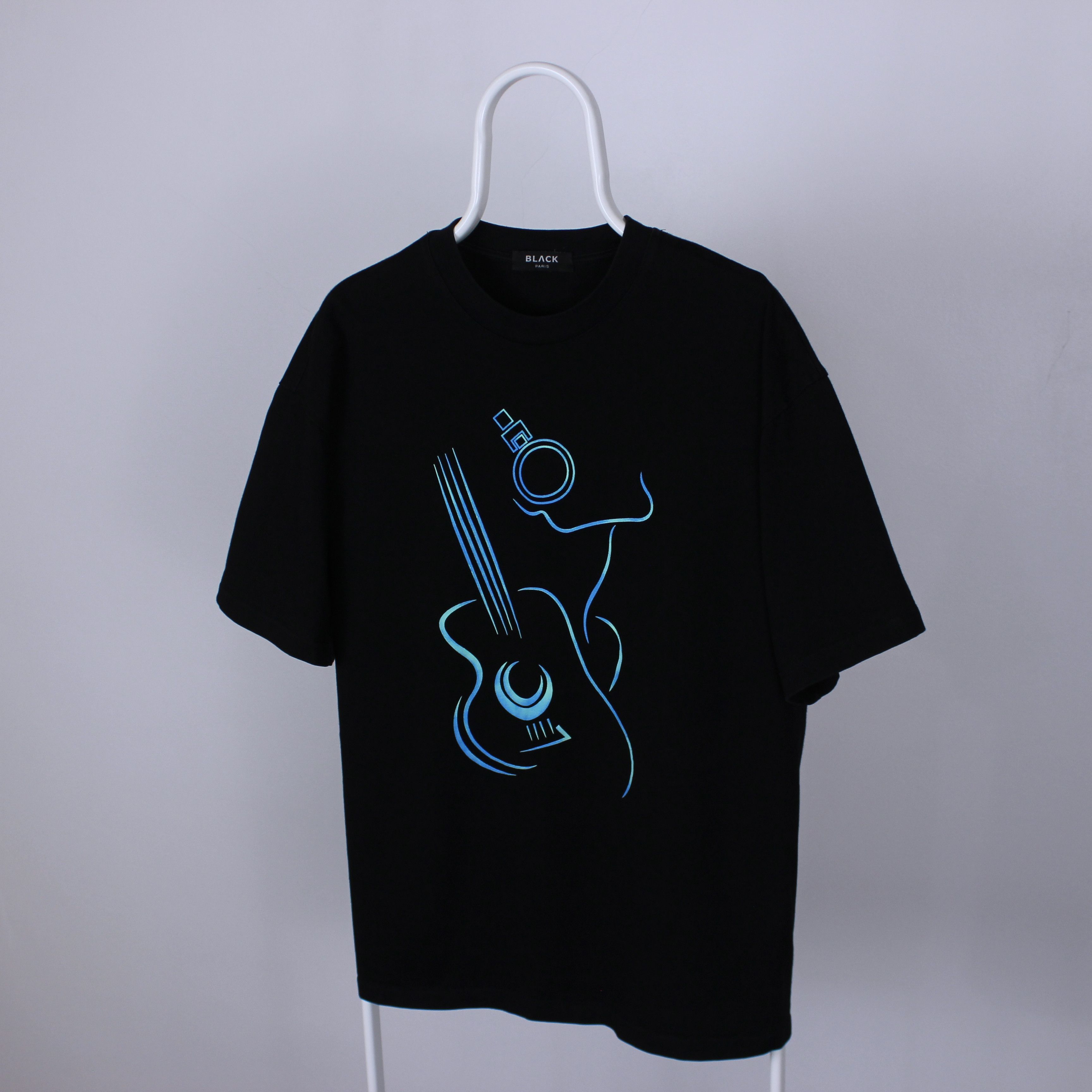 Other Black Paris t shirt heavy cotton black logo L XL Size US XL / EU 56 / 4 - 1 Thumbnail