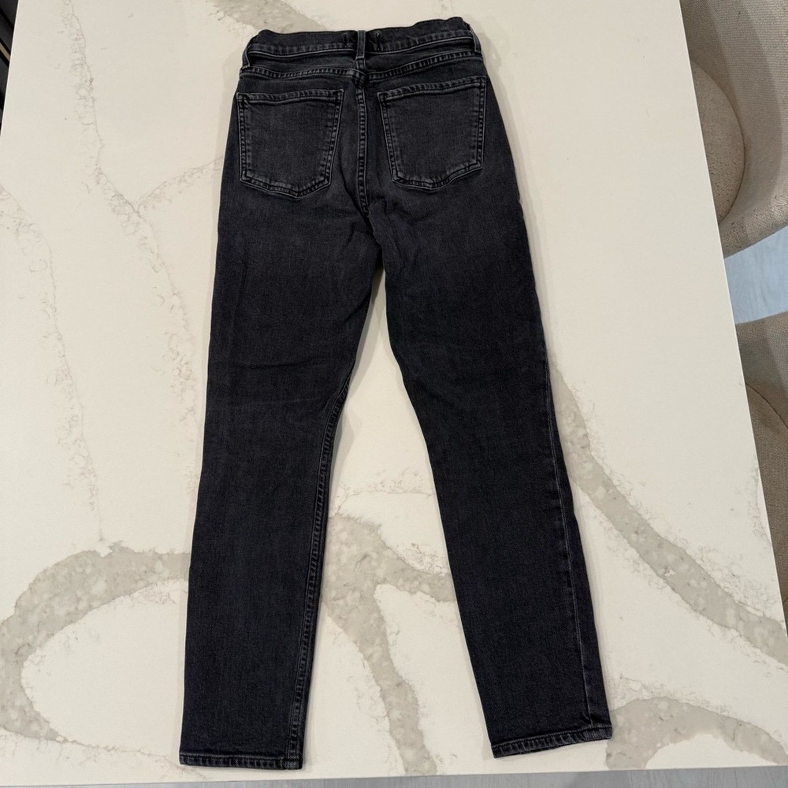 Agolde AGOLDE Nico High Rise Slim Denim Jeans Button Fly Womens 25 Size 25" / US 0 / IT 36 - 11 Thumbnail