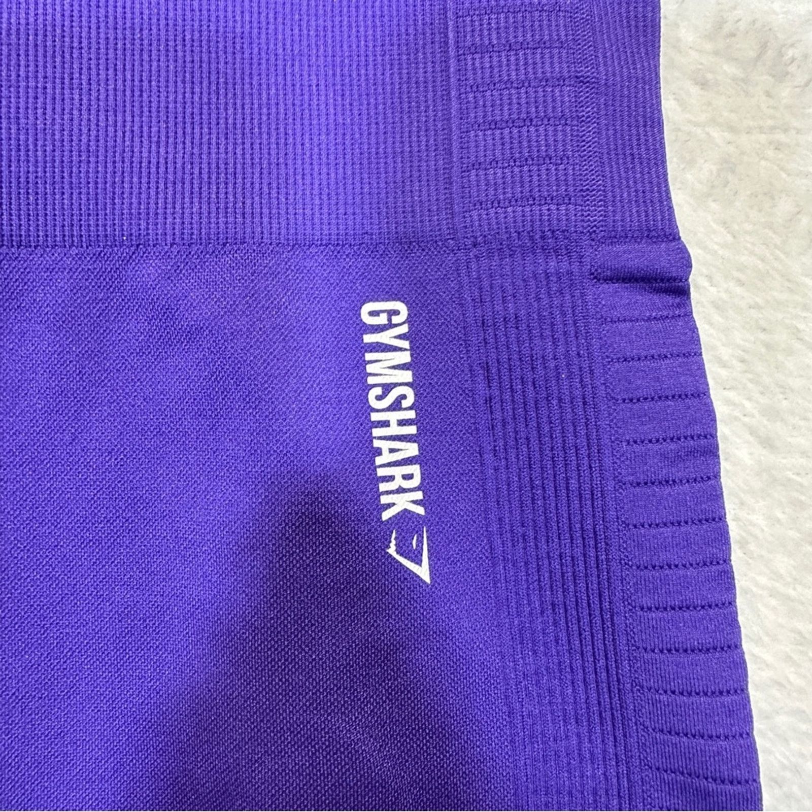 Gymshark Gymshark Energy+ Seamless Knit Cutout Cropped Leggings Sz M Size 25" / US 0 / IT 36 - 3 Thumbnail