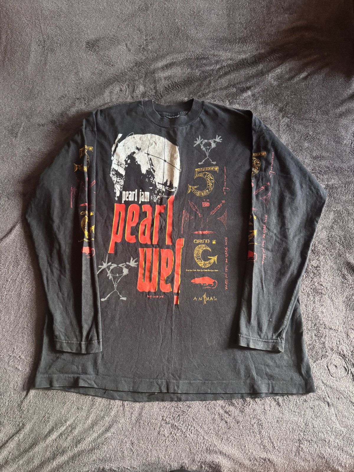 Vintage Pearl Jam vintage long sleeve 1991 RARE Size US L / EU 52-54 / 3 - 2 Thumbnail