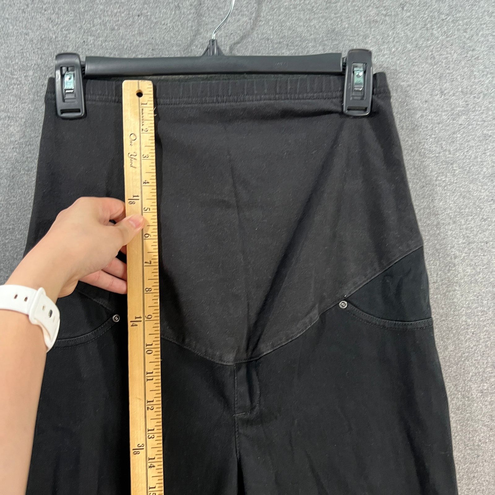 Other Time & Tru Maternity Jeans Women Size Small Black Color Size 27" / US 4 / IT 40 - 7 Thumbnail