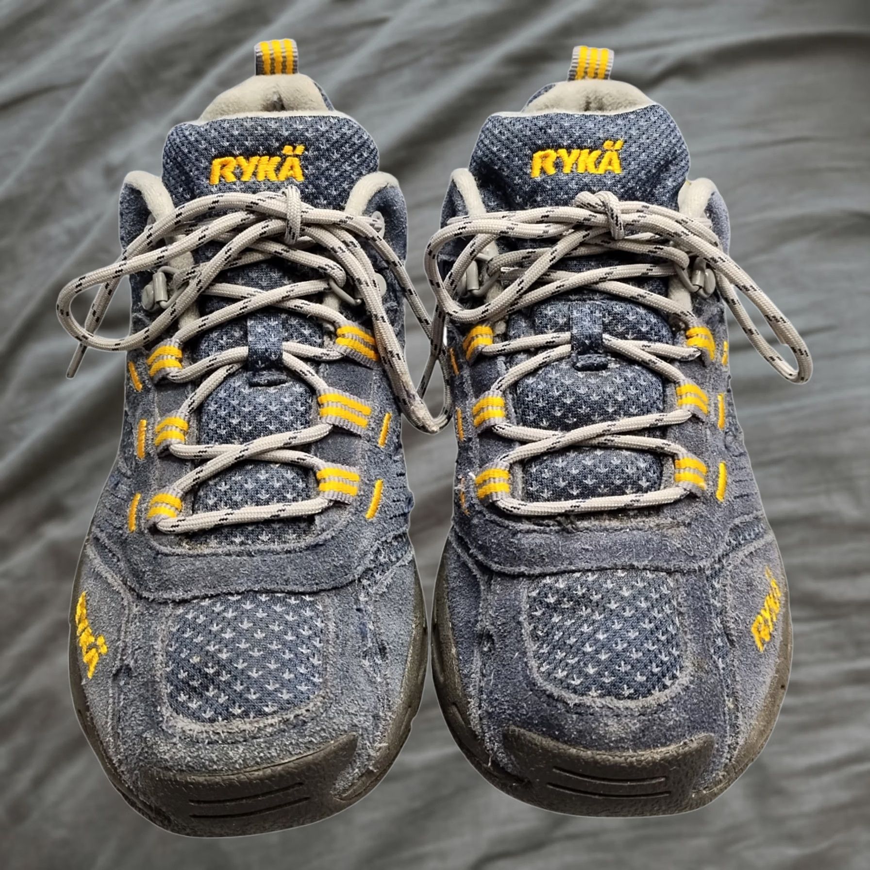 Vintage Ryka Outdoor Walking Sneakers Womens US Size 6.5M Multi Suede Low Top Lace Up Size M / US 6-8 / IT 42-44 - 1 Thumbnail