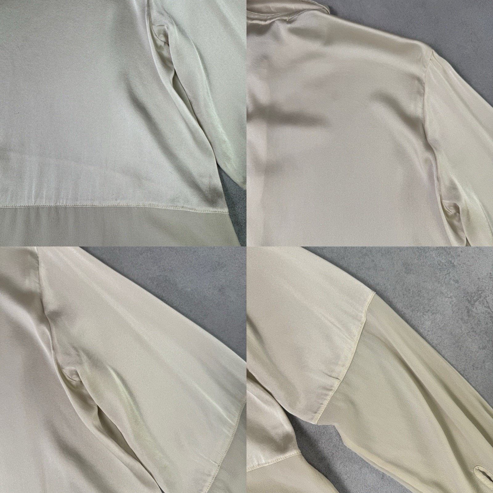 Transit Transit Par Such Beige Silk Super Lightweight Blouse Sz 4 Size S / US 4 / IT 40 - 24 Thumbnail