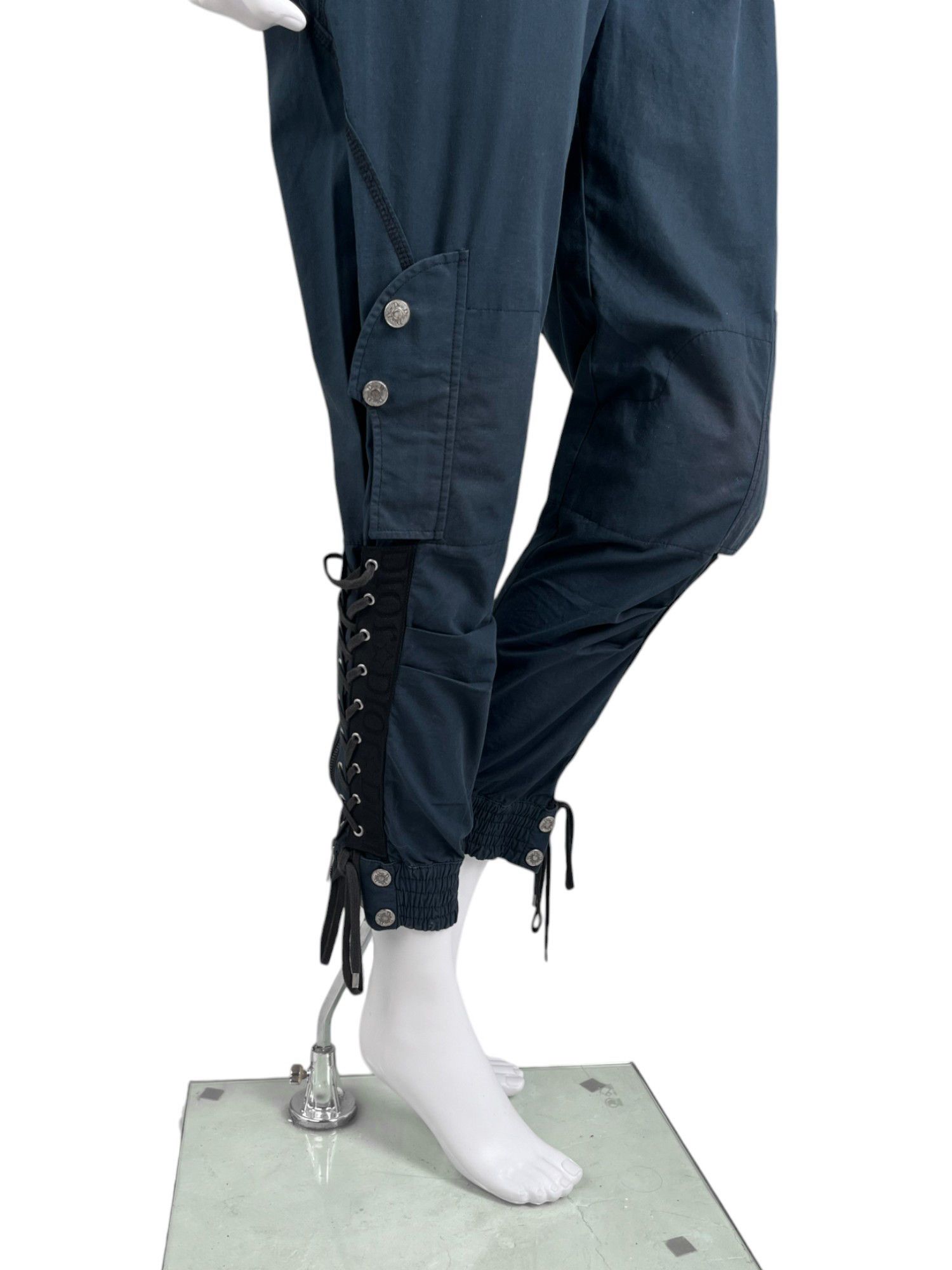 Dior by John Galliano S/S 2004 Bondage Blue Star Pants Size 28" / US 6 / IT 42 - 7 Thumbnail