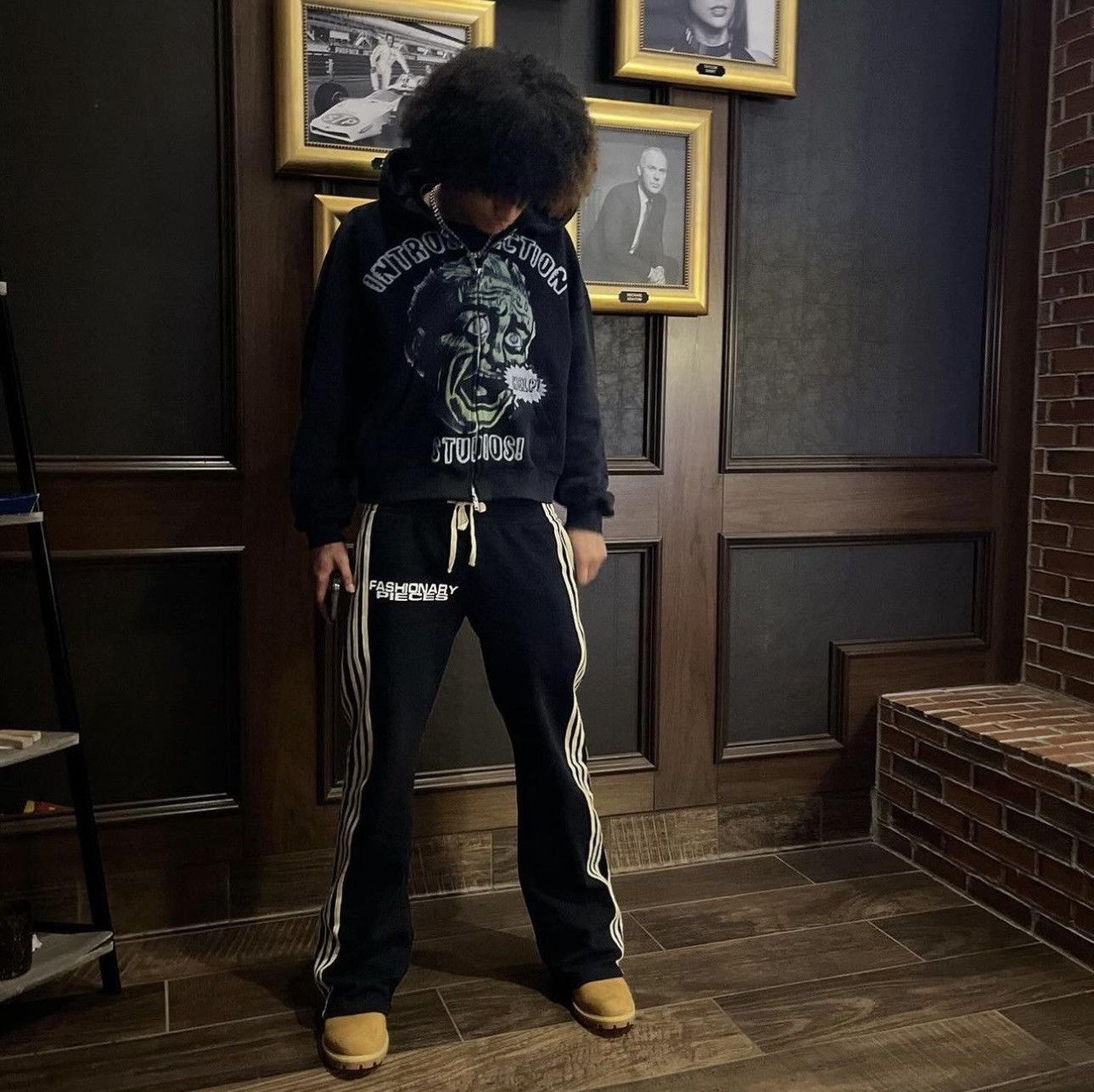 Japanese Brand × Other Black uniform trackpants Size US 30 / EU 46 - 5 Thumbnail