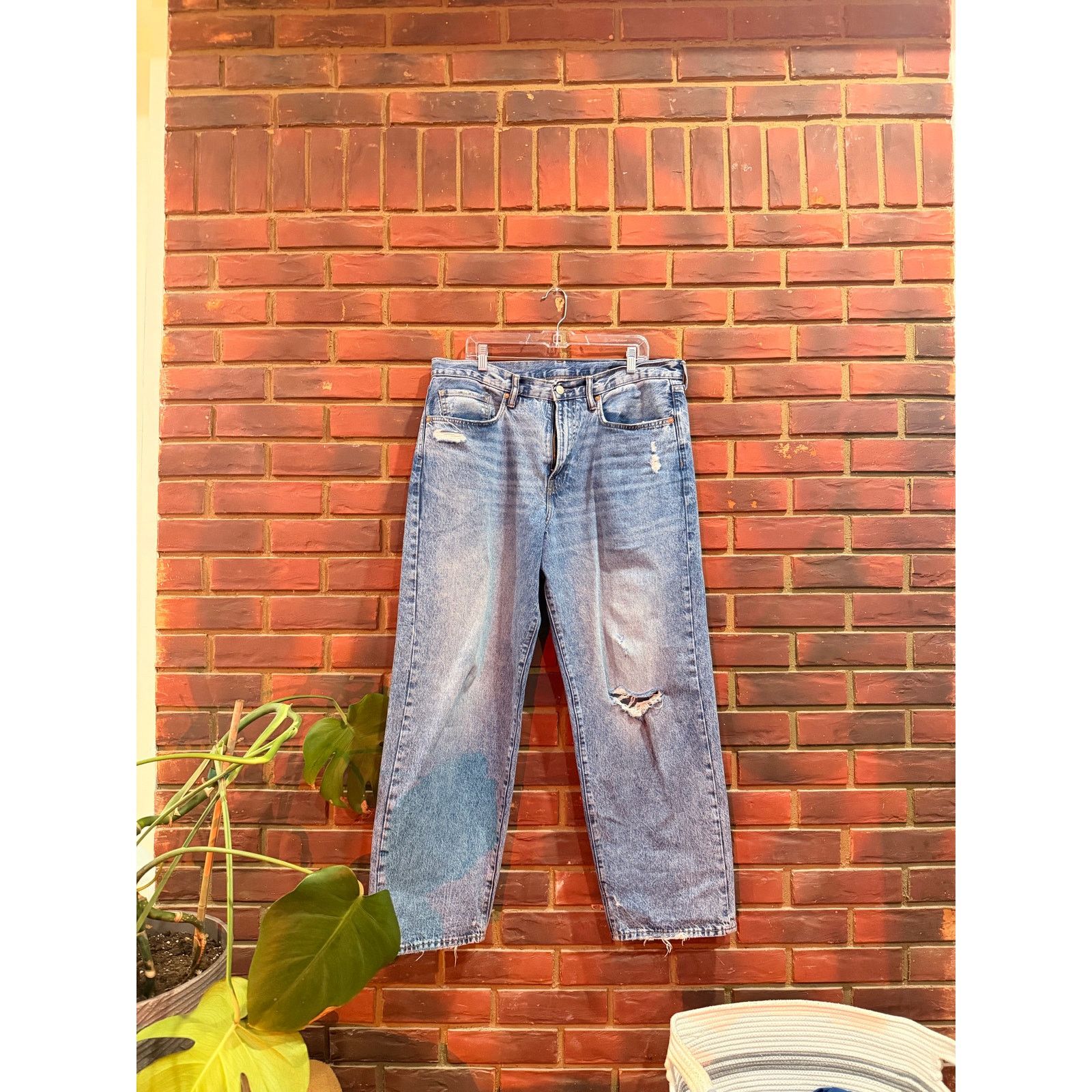 Gap Gap Baggy Ripped Jeans Size US 34 / EU 50 - 1 Thumbnail