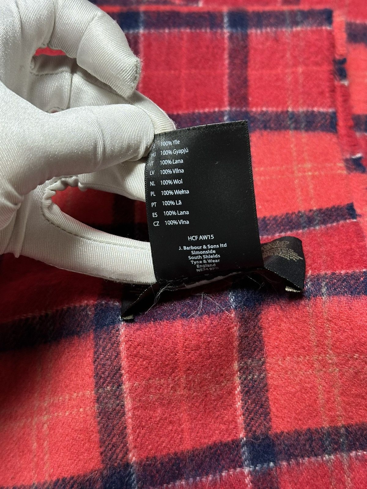Barbour Barbour Lambswool Tartan Scarf Size ONE SIZE - 7 Thumbnail