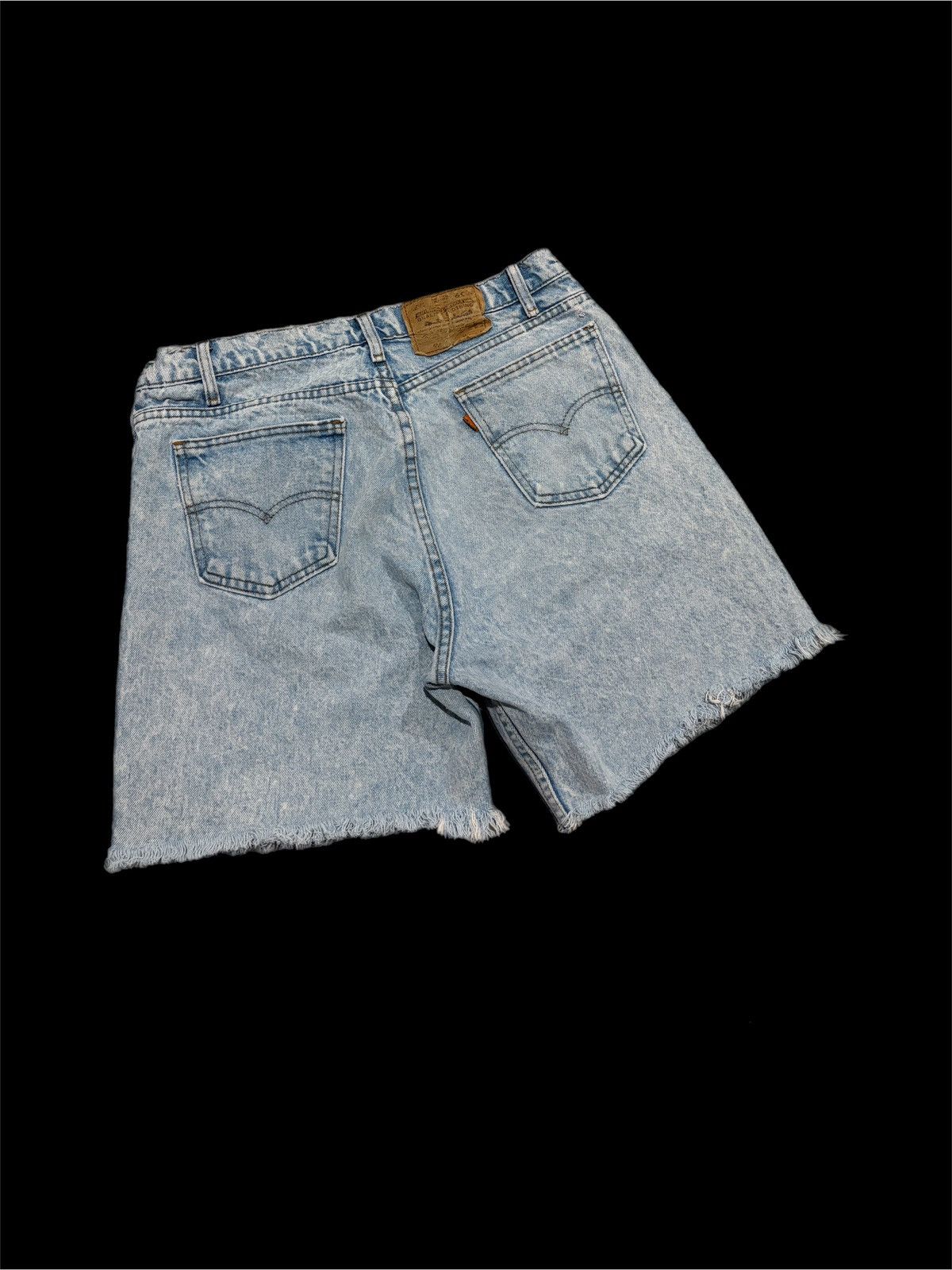 Levi's Vintage Levi's 550 Relaxed Fit Orange Tab Denim Shorts Size US 32 / EU 48 - 1 Thumbnail