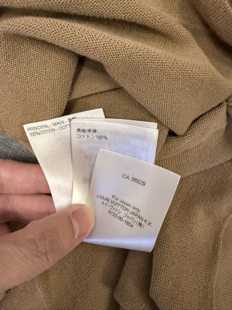 Louis Vuitton Louis Vuitton beige monogram jacquard sleeve t shirt M Size US M / EU 48-50 / 2 - 9 Thumbnail