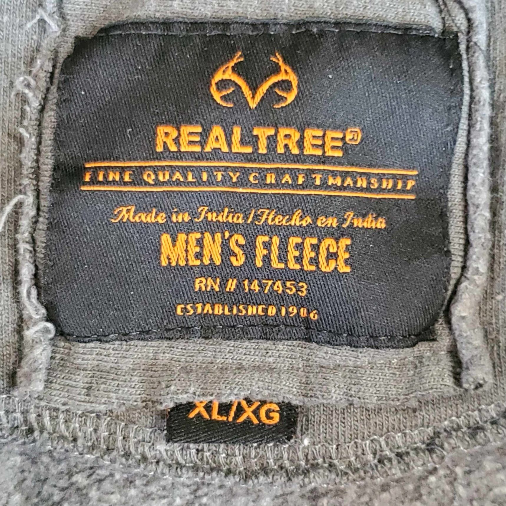 Realtree Realtree Pullover Quarter Zip Fleece Sweater Sweatshirt Men’s XL Size Multicolor 1/4 Zip Mock Neck Logo Classic Outdoor Pattern Solid Shirt Sweater Size US XL / EU 56 / 4 - 2 Thumbnail