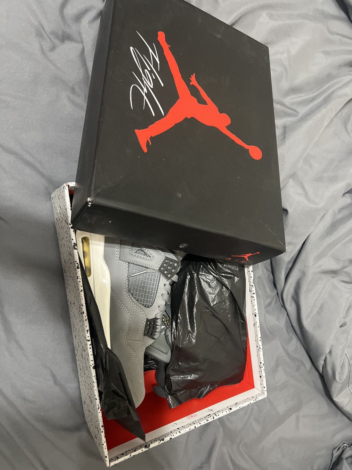 Nike Jordan 4 cool grey s9 Size US 9 / EU 42 - 2 Thumbnail