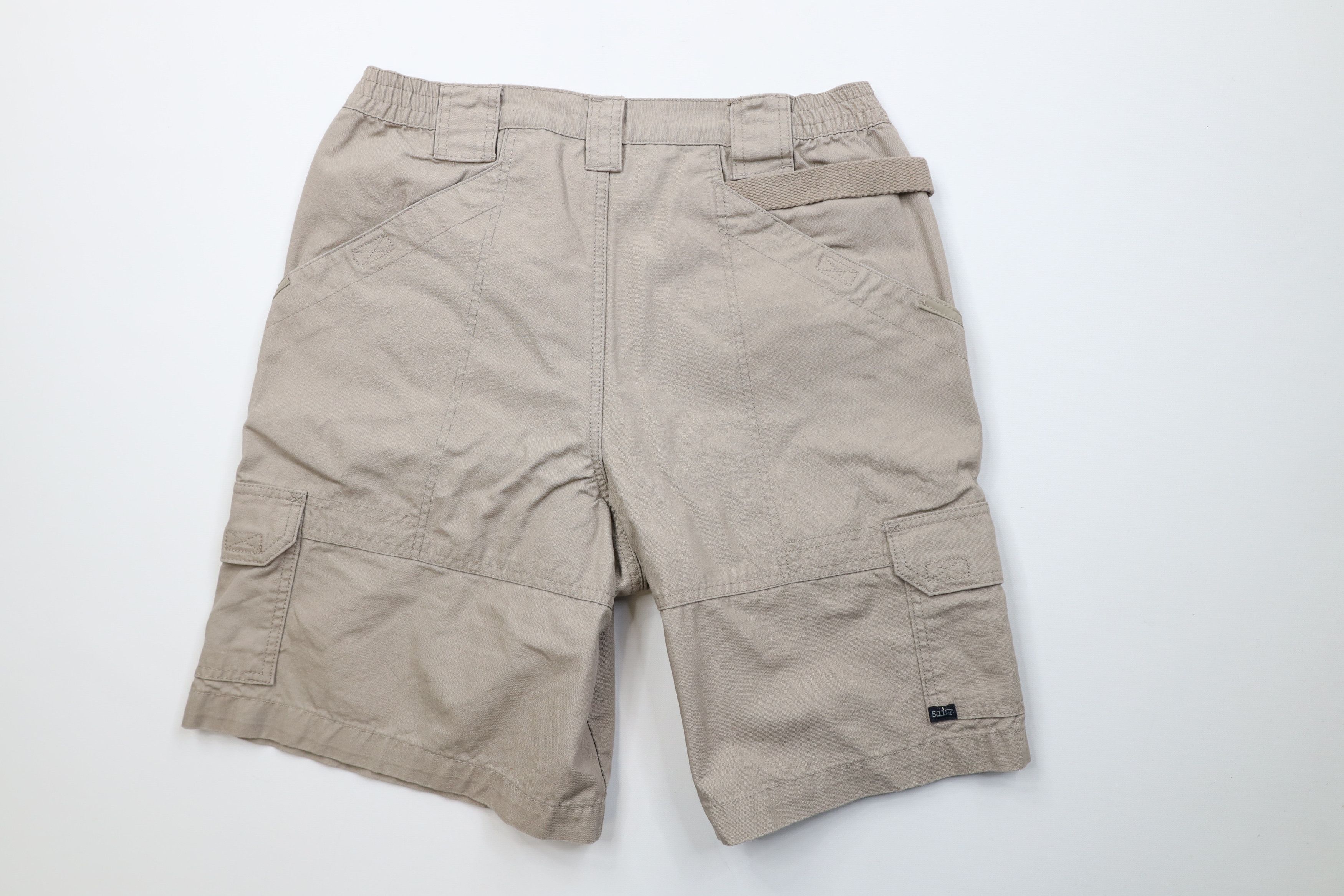 Vintage Vintage 5.11 Tactical Uniform Cargo Shorts Beige Cotton Size US 34 / EU 50 - 7 Thumbnail