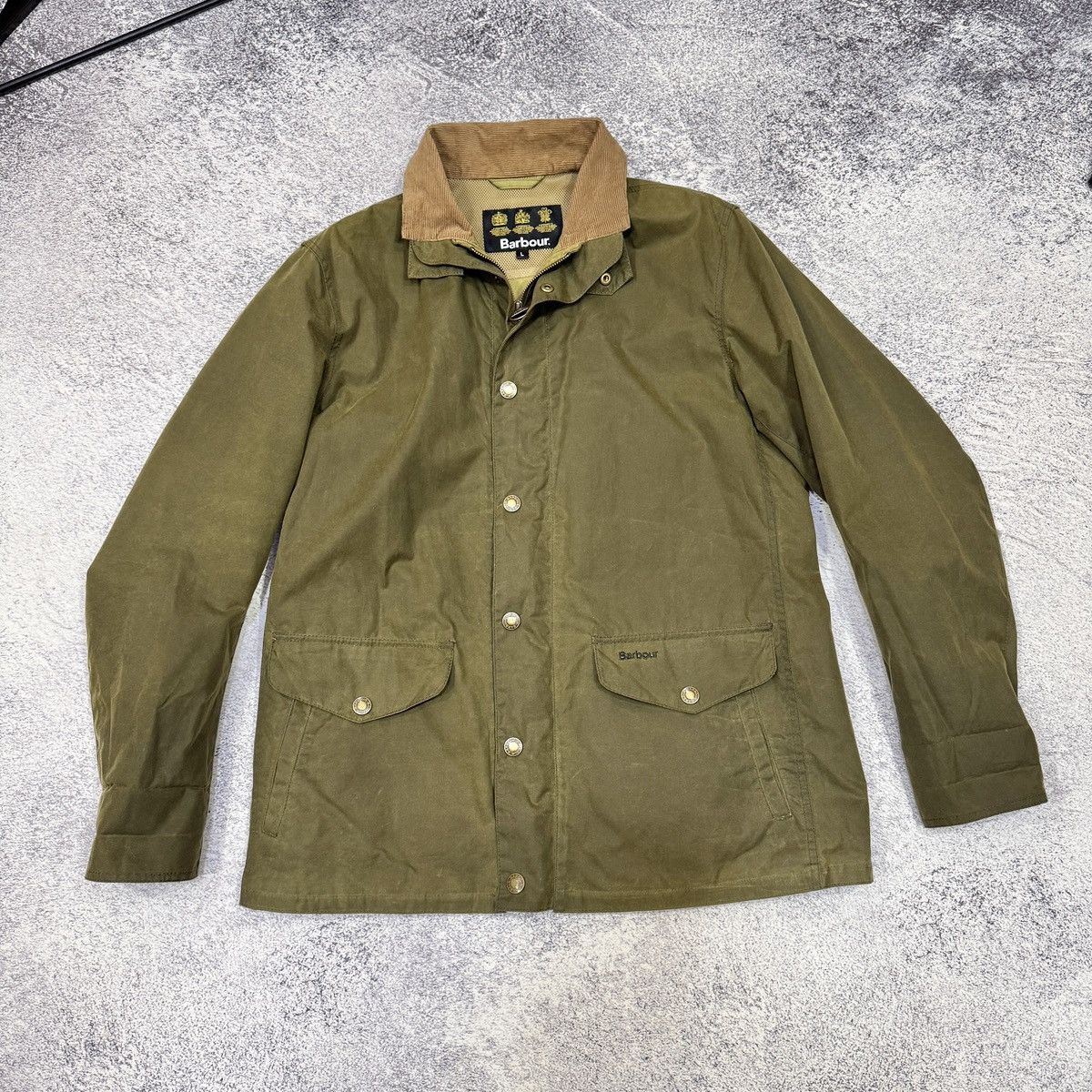 Barbour Barbour Orkney Mens Waxed Jacket L size Size US L / EU 52-54 / 3 - 1 Thumbnail
